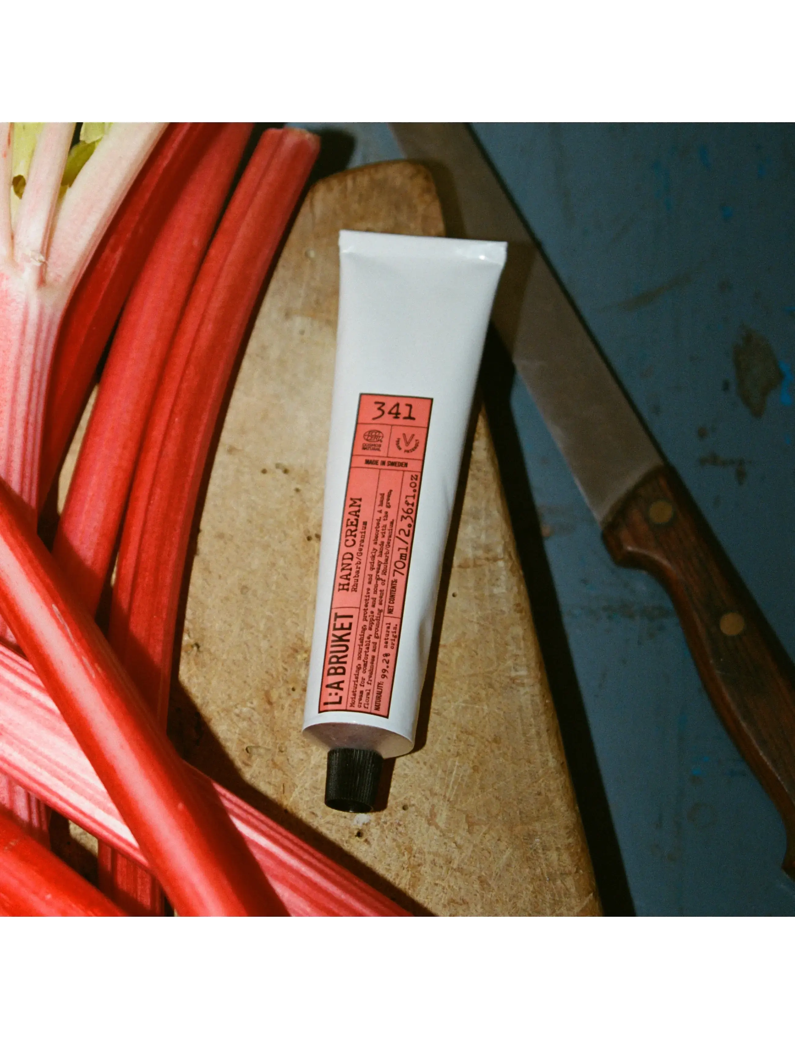 L:a Bruket - Hand Cream Rhubarb 70 ml - clear - 2