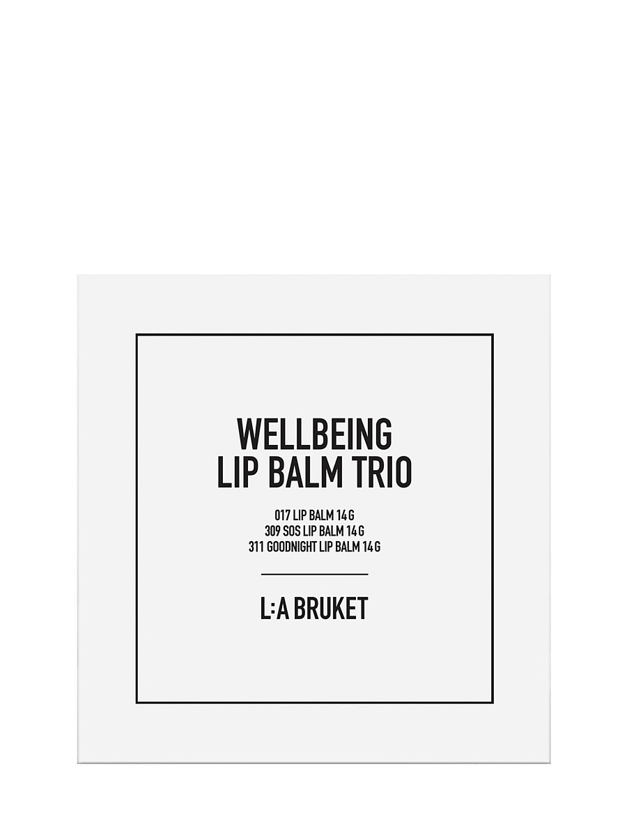 L:a Bruket - Trio Classic Night SOS - læbepomade - clear - 0