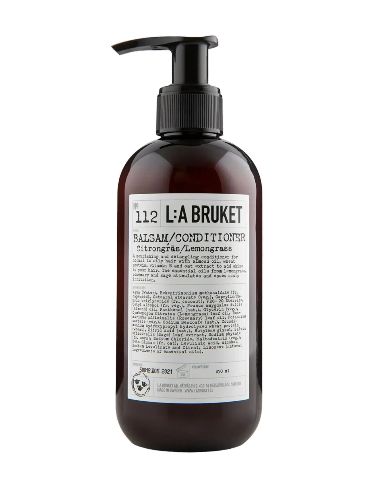 L:a Bruket 112 Conditioner Lemongrass - Juuksed - CLEAR / undefined