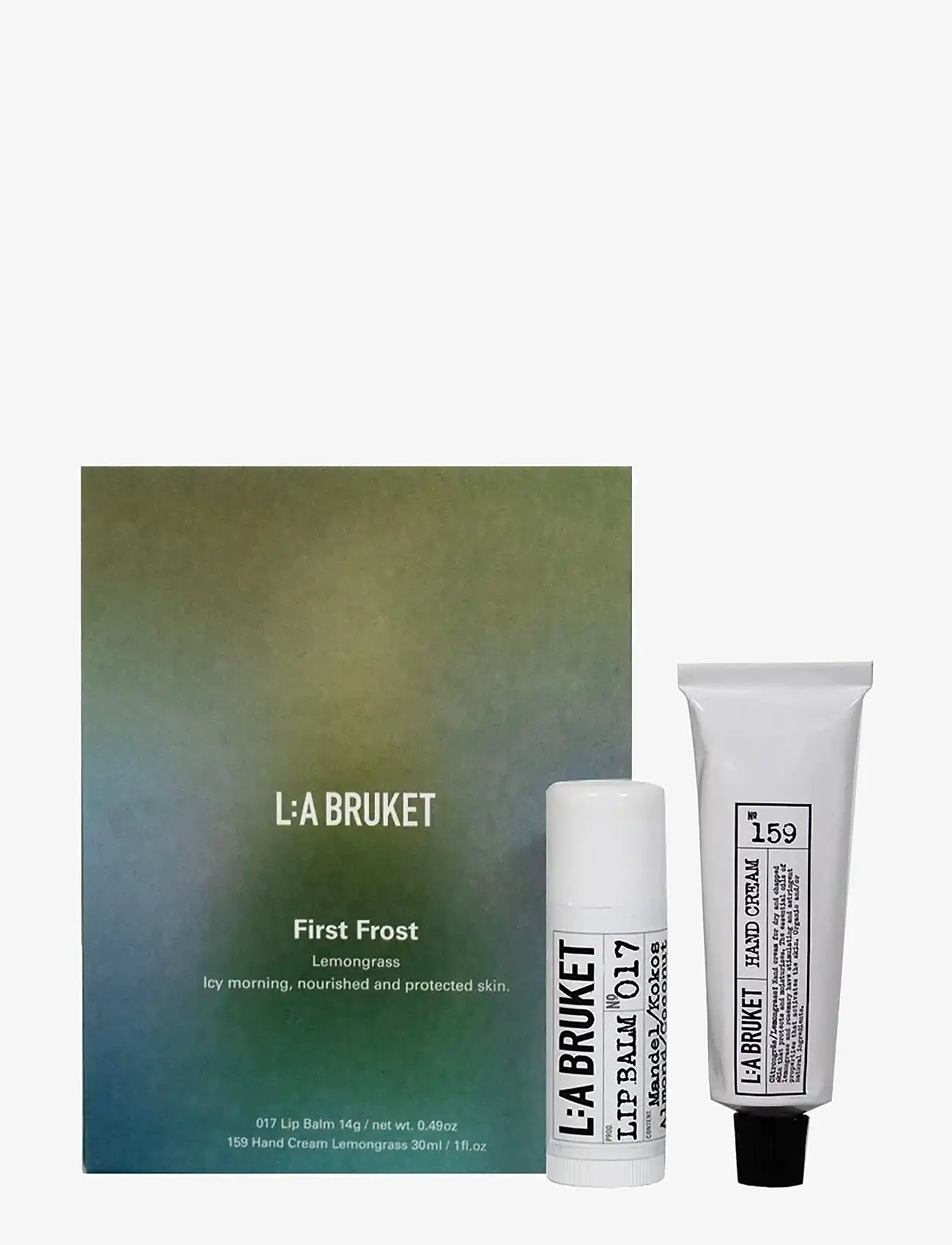 L:a Bruket - Gift Box Xmas First Frost LG 14ml lip/30ml hand 44.00 ML - til ham - clear - 0