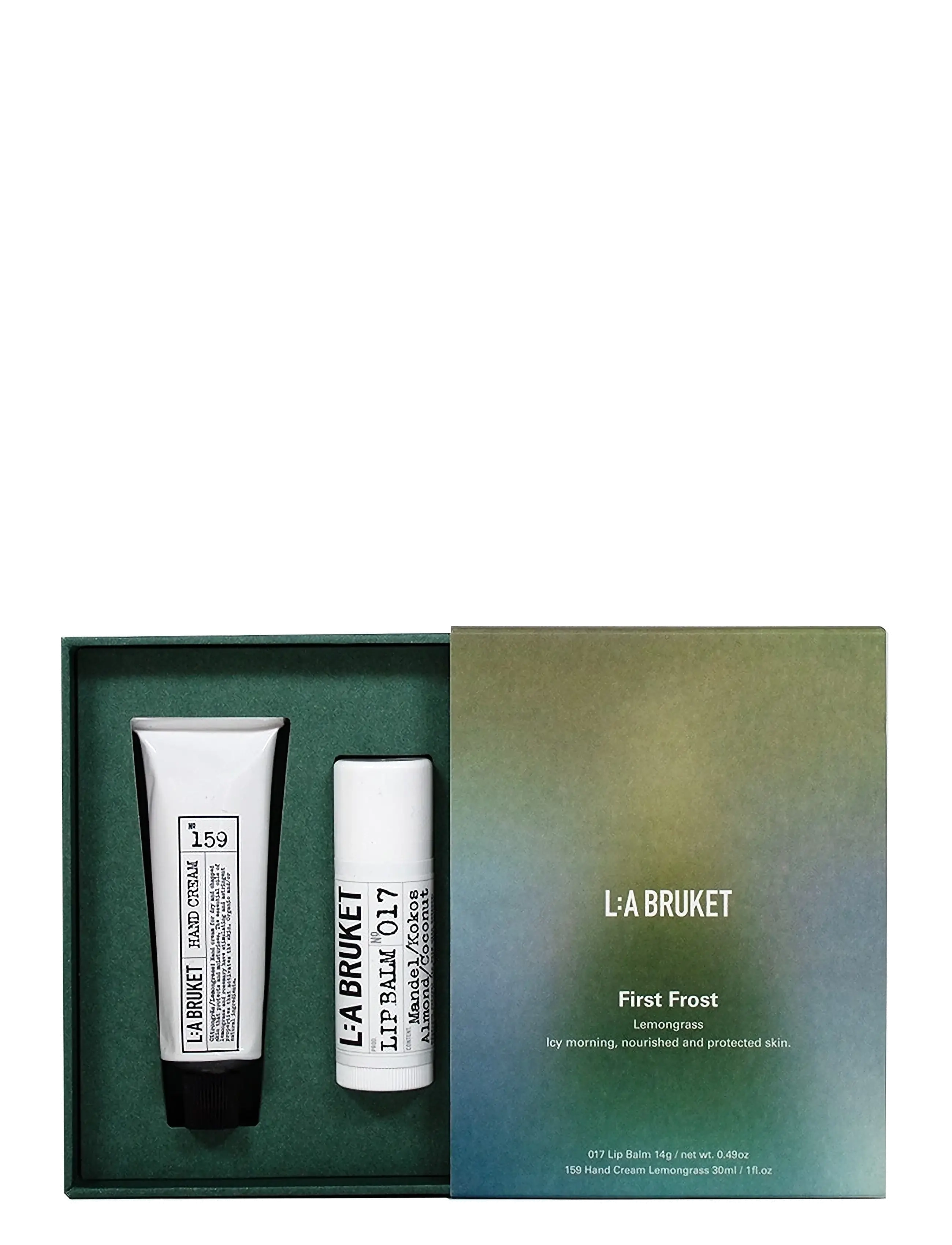 L:a Bruket - Gift Box Xmas First Frost LG 14ml lip/30ml hand 44.00 ML - til ham - clear - 1