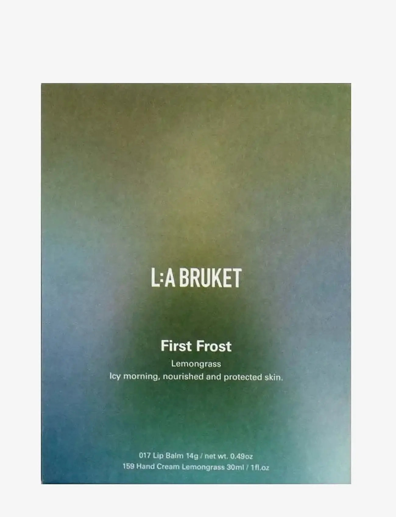 L:a Bruket - Gift Box Xmas First Frost LG 14ml lip/30ml hand 44.00 ML - til ham - clear - 2