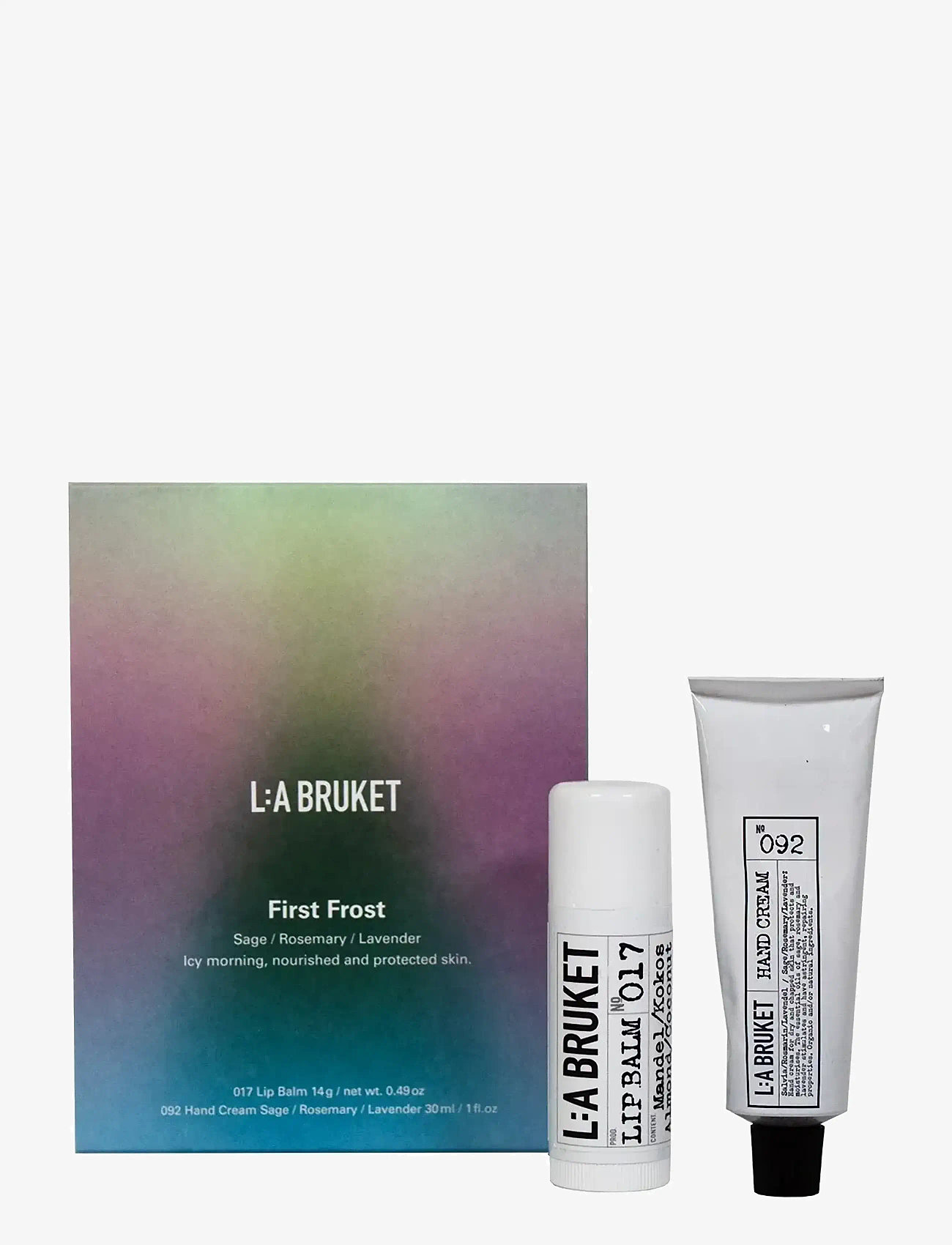 L:a Bruket - Gift Box Xmas First Frost SRL 14ml/30ml 44.00 ML - gåvoset - clear - 0