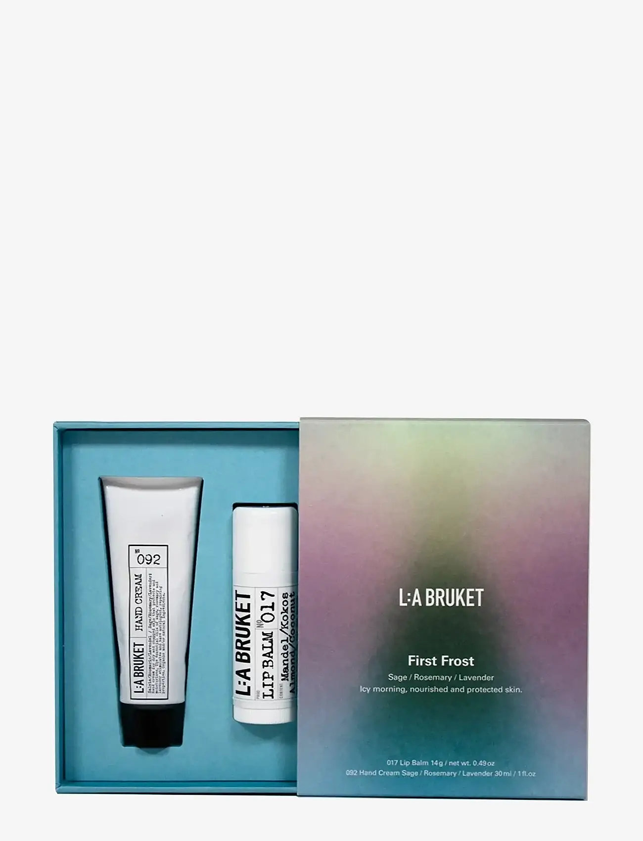 L:a Bruket - Gift Box Xmas First Frost SRL 14ml/30ml 44.00 ML - gåvoset - clear - 1