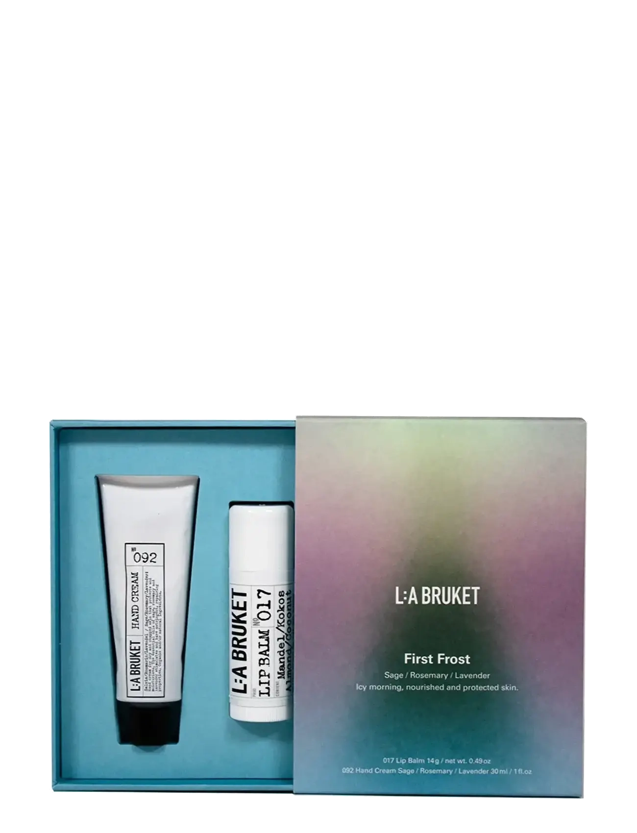 L:a Bruket - Gift Box Xmas First Frost SRL 14ml/30ml 44.00 ML - læbepomade - clear - 1