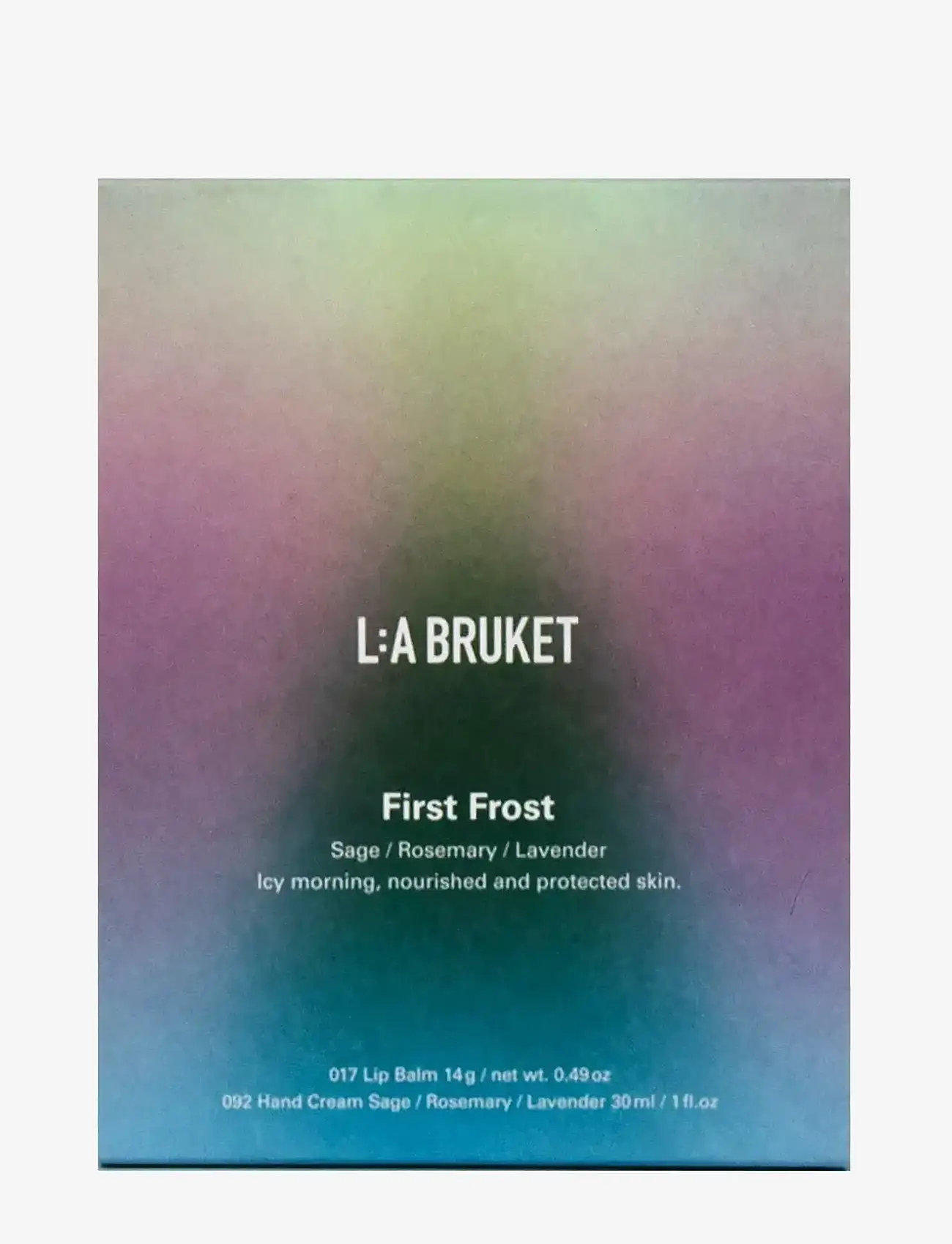 L:a Bruket - Gift Box Xmas First Frost SRL 14ml/30ml 44.00 ML - gåvoset - clear - 2