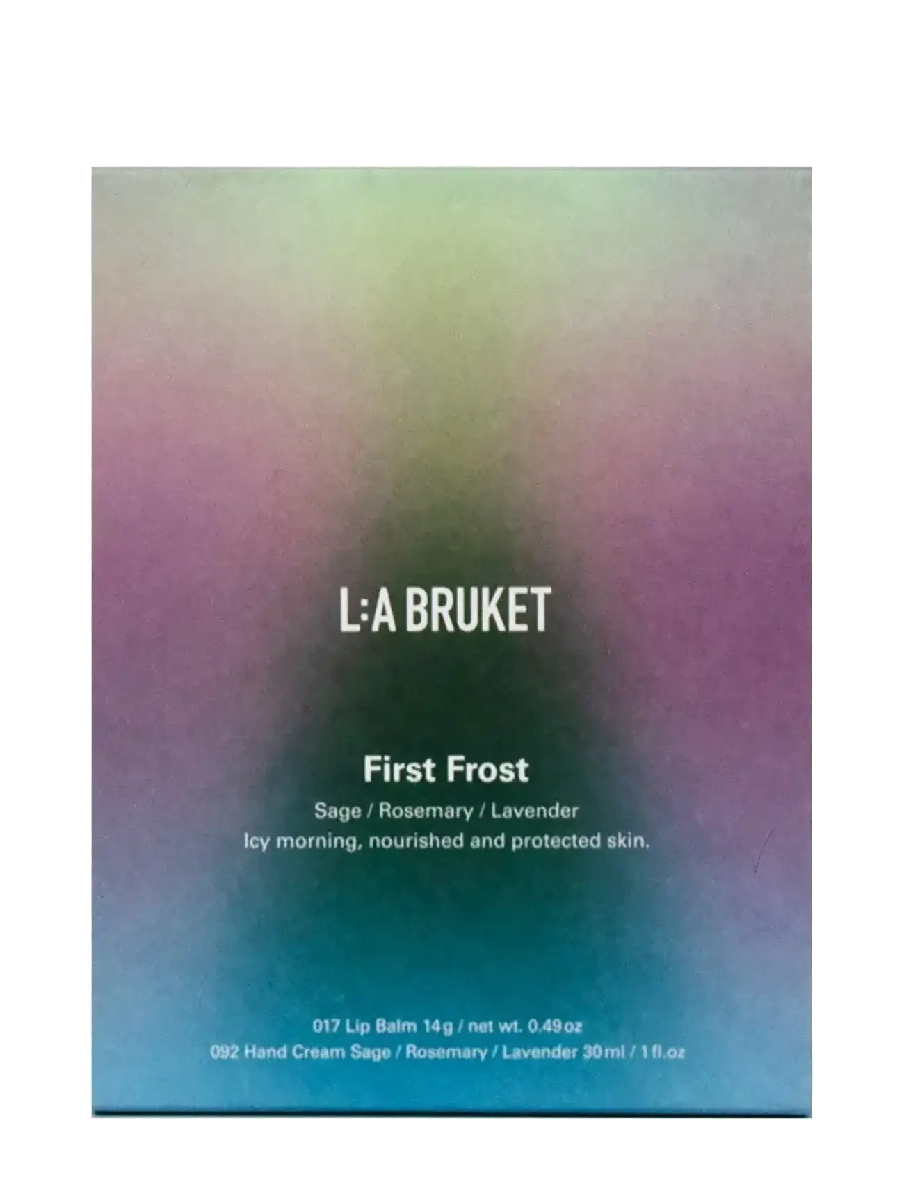 L:a Bruket - Gift Box Xmas First Frost SRL 14ml/30ml 44.00 ML - læbepomade - clear - 2