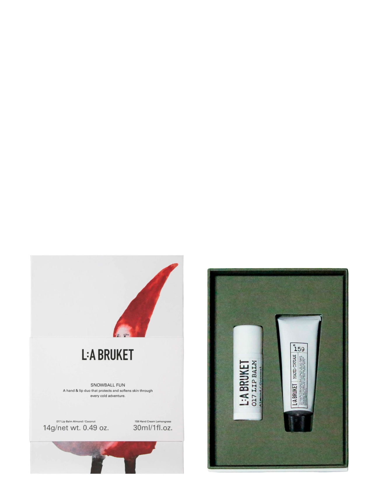 L:a Bruket - Gift Box Winter kit snowball fun 1 stk - til ham - clear - 1
