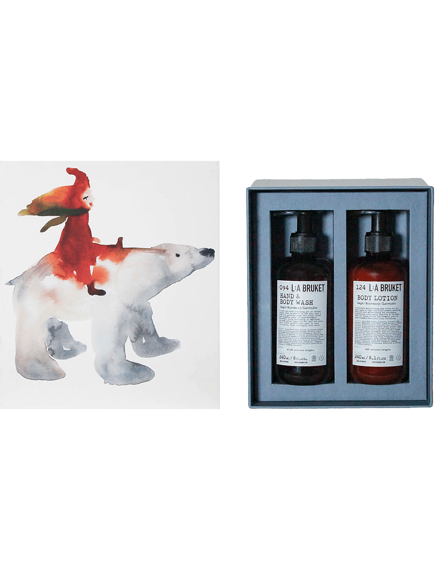 L:a Bruket - Gift Box Winter kit along for the ride 480 ml - naisille - clear - 0