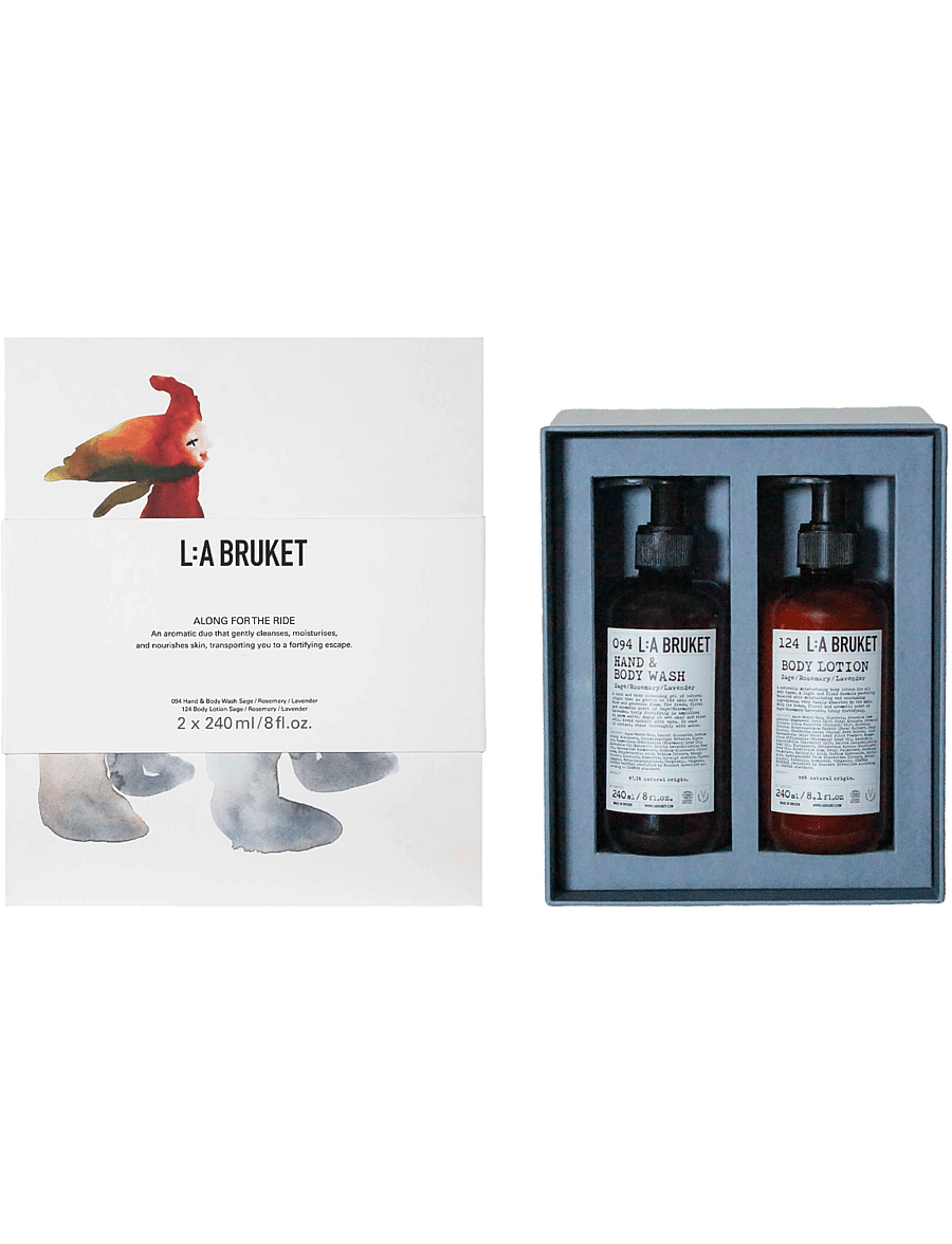 L:a Bruket - Gift Box Winter kit along for the ride 480 ml - naisille - clear - 1