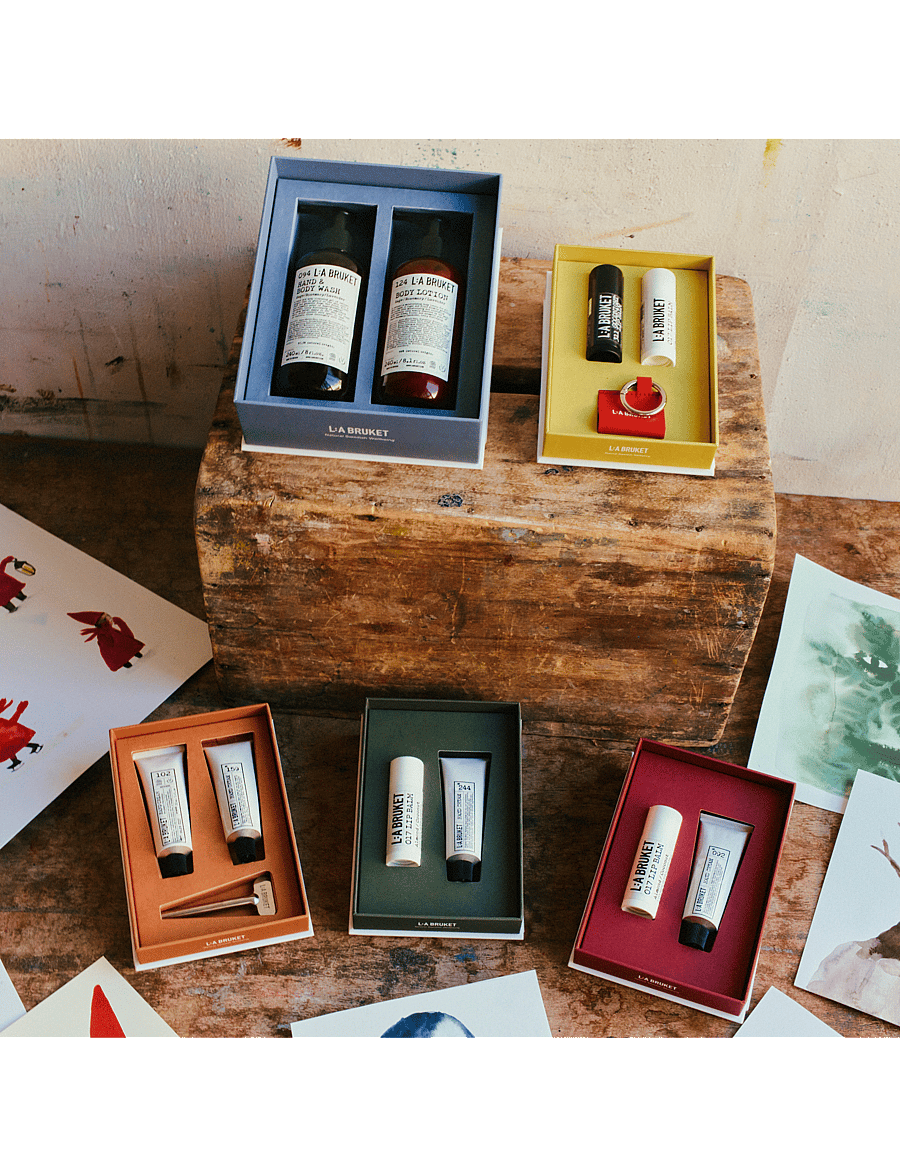 L:a Bruket - Gift Box Winter kit along for the ride 480 ml - naisille - clear - 3