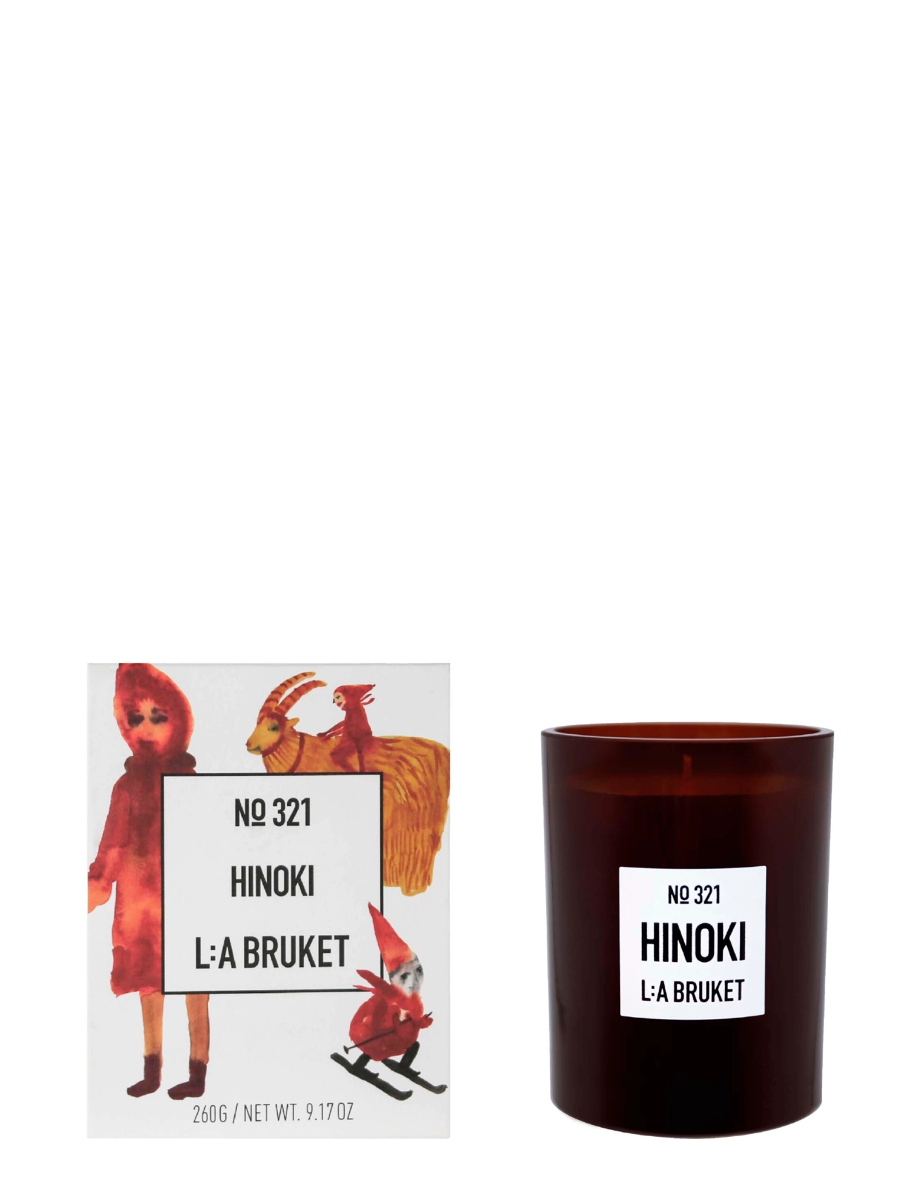 L:a Bruket Gift Box Winter sleeve hinoki diffuser 200 ml - Inredning - CLEAR / undefined
