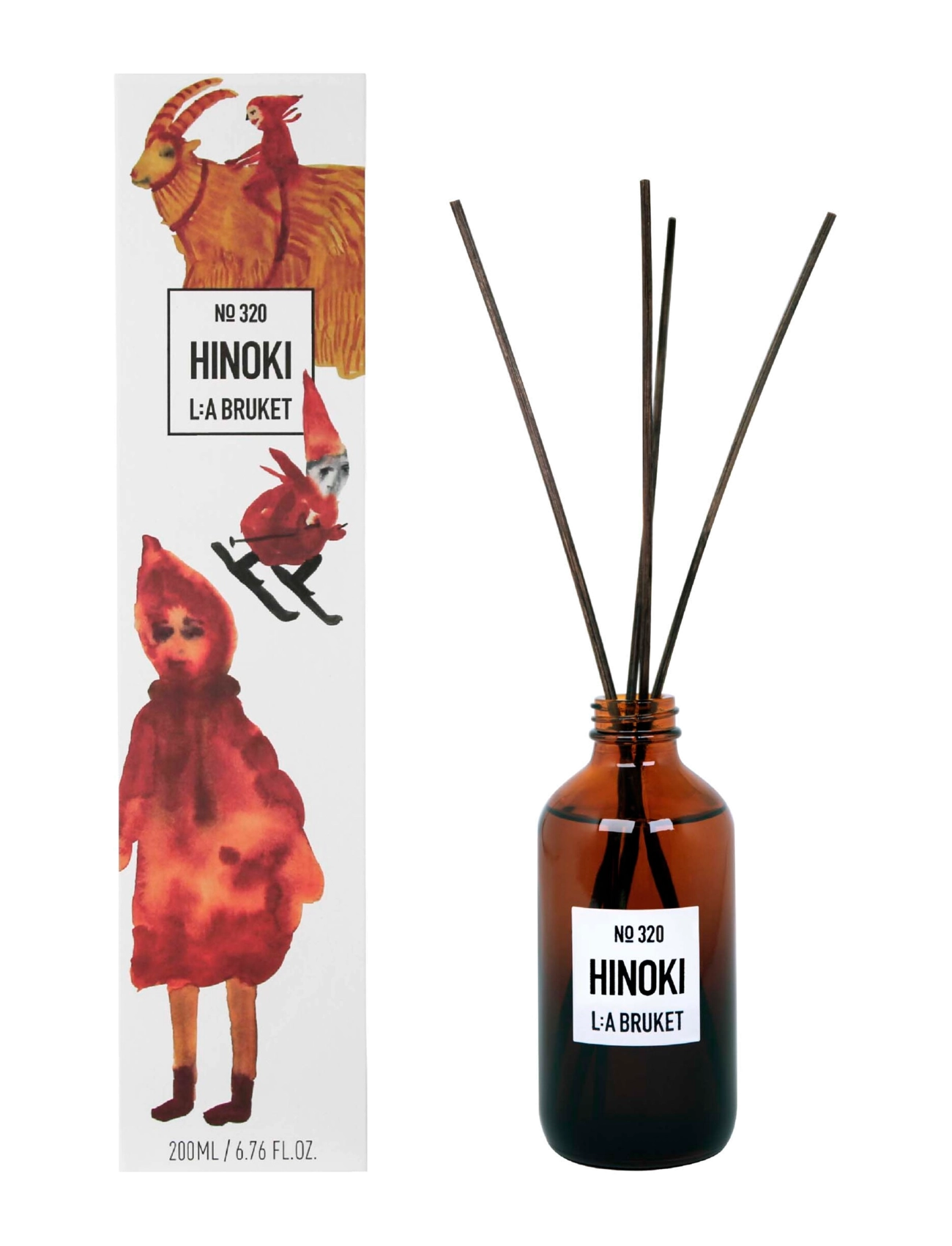 L:a Bruket Gift Box Winter Sleeve Coriander Diffuser 200 Ml, Duftdiffuser, Nude, Str: 200 ML