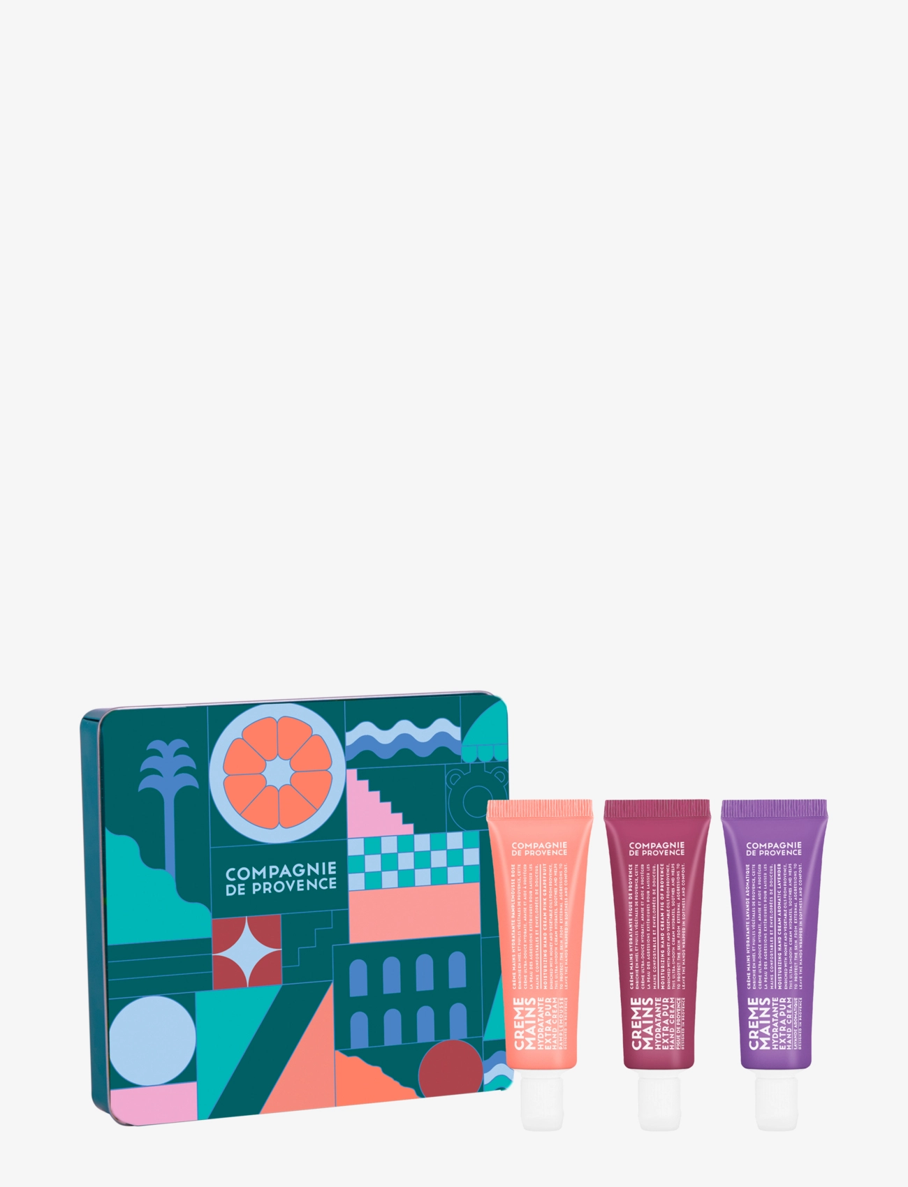 La Compagnie de Provence - PRETTY HANDS TRIO EXTRA PUR FIG ROSE LAVENDER - roku krēmi - clear - 1