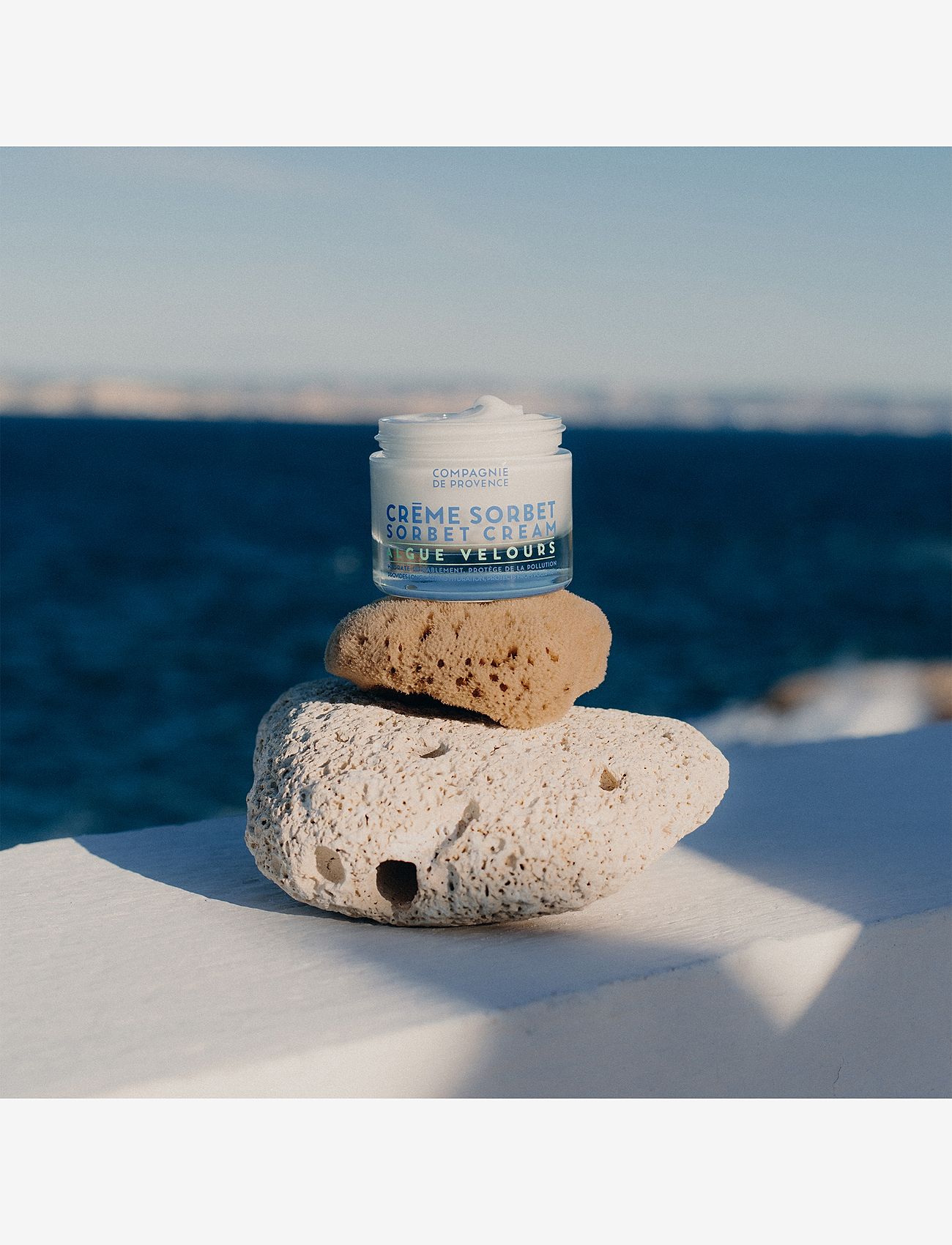 La Compagnie de Provence - SORBET CREAM VELVET SEAWEED  50 ML - dagkräm - clear - 1