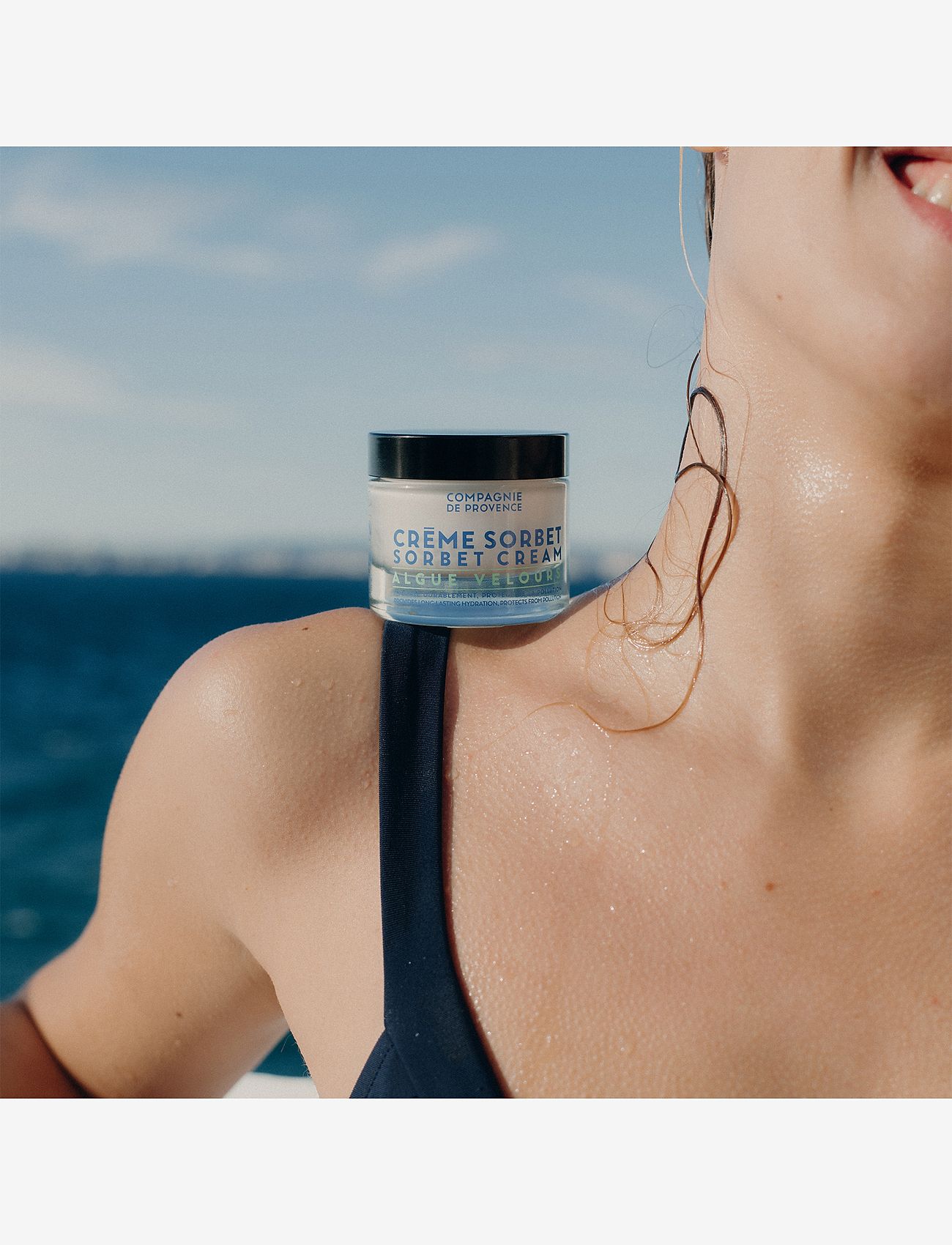 La Compagnie de Provence - SORBET CREAM VELVET SEAWEED  50 ML - dagkräm - clear - 2