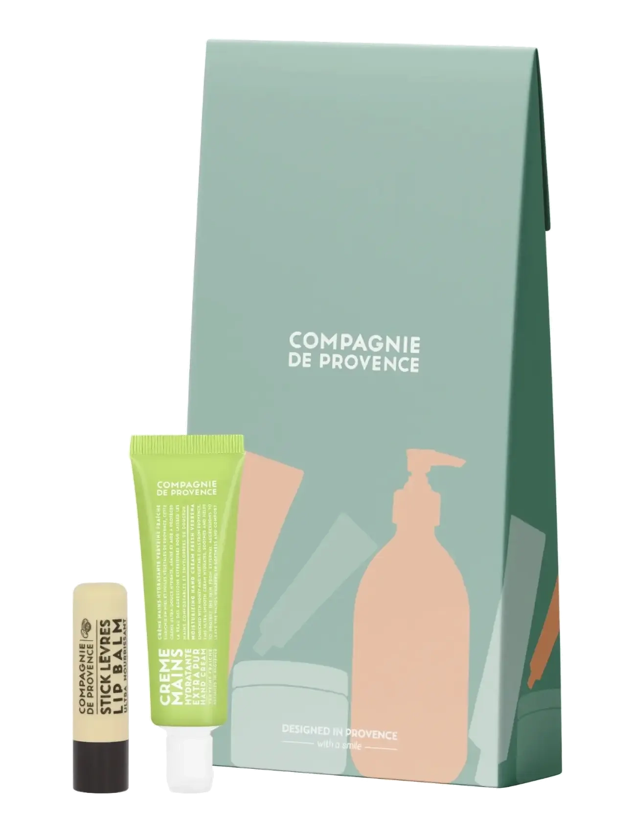 La Compagnie de Provence Hand & Lip Gift Set, One Size, Care, Grün - Balm, Beauty