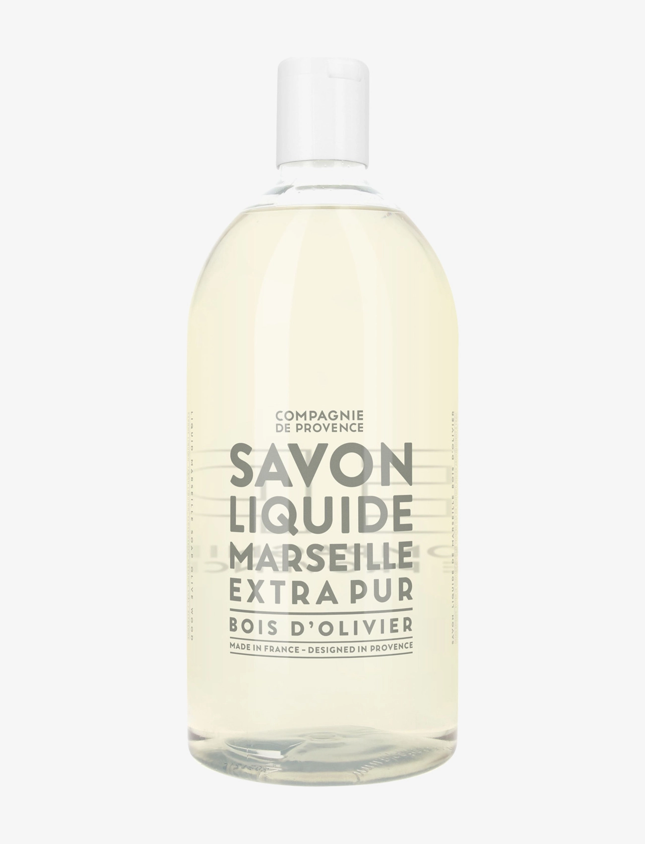 La Compagnie de Provence Liquid Marseille Soap Refill Olive Wood 1 L, 1000 ml, Hand Soap, Nackt - Wash Refill, Homeware