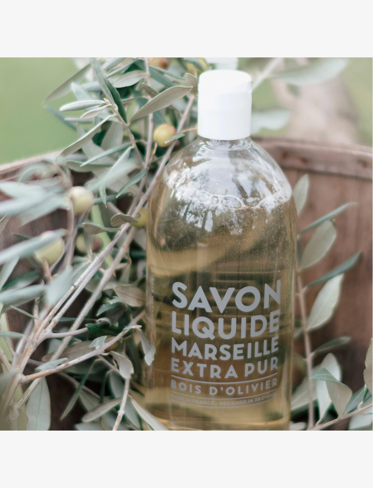 La Compagnie de Provence - LIQUID MARSEILLE SOAP REFILL OLIVE WOOD 1 L - nachfüllpackung handseife - clear - 1