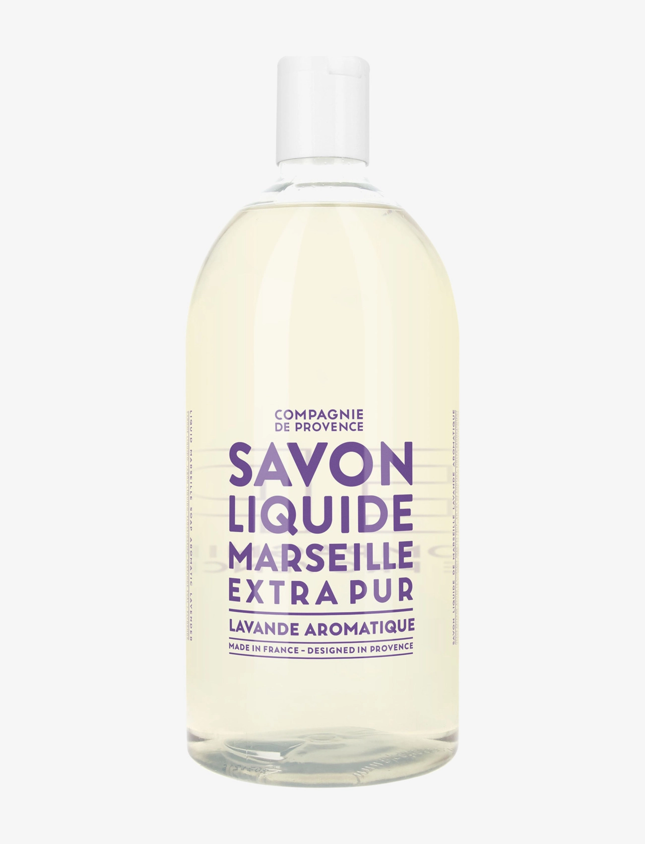 La Compagnie de Provence Liquid Marseille Soap Refill Aromatic Lavender 1 L, 1000 ml, Hand Soap, Nackt - Wash Refill, Homeware