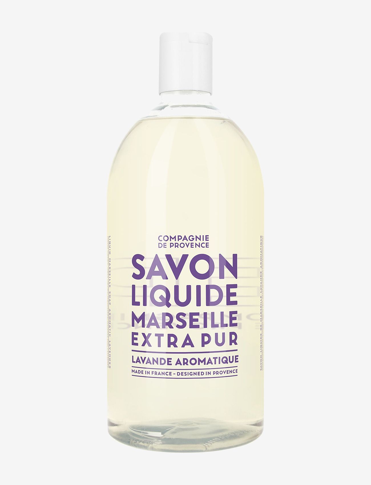 La Compagnie de Provence - LIQUID MARSEILLE SOAP REFILL AROMATIC LAVENDER 1 L - hand wash refill - clear - 0