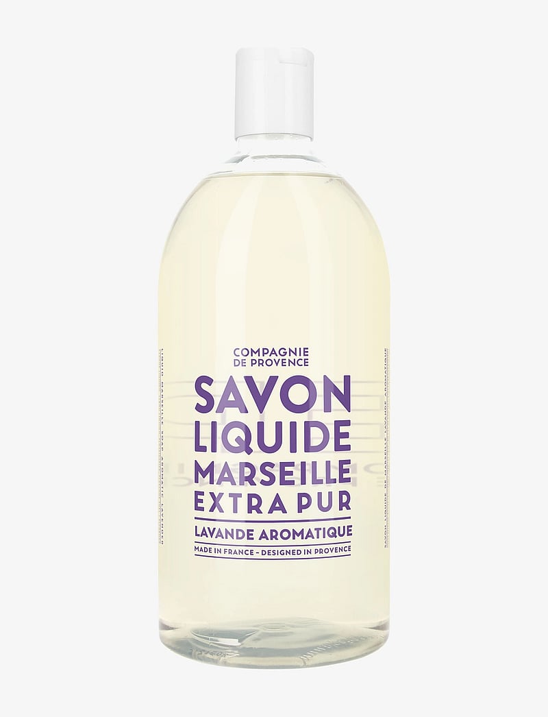 La Compagnie de Provence - LIQUID MARSEILLE SOAP REFILL AROMATIC LAVENDER 1 L - hand wash refill - clear - 0