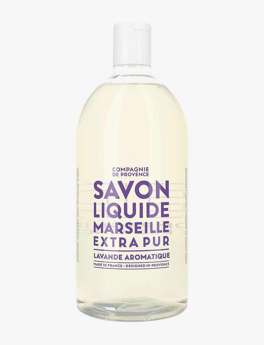 La Compagnie de Provence - LIQUID MARSEILLE SOAP REFILL AROMATIC LAVENDER 1 L - käteseebi täitepakid - clear - 0