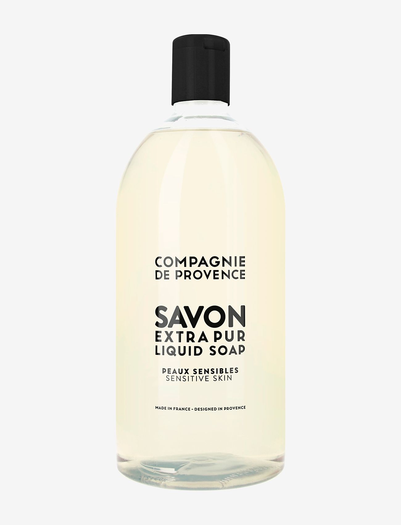 La Compagnie de Provence - LIQUID MARSEILLE SOAP REFILL SENSITIVE SKIN 1 L - käteseebi täitepakid - clear - 0