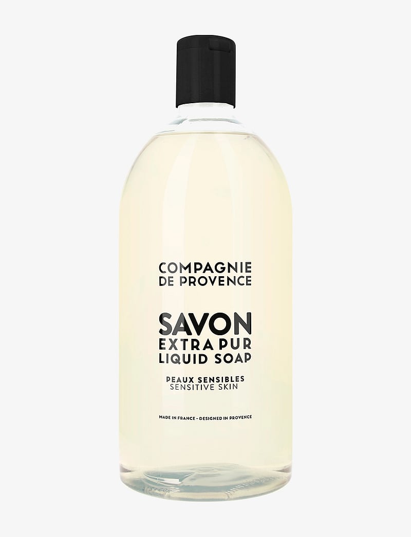 La Compagnie de Provence - LIQUID MARSEILLE SOAP REFILL SENSITIVE SKIN 1 L - käteseebi täitepakid - clear - 0