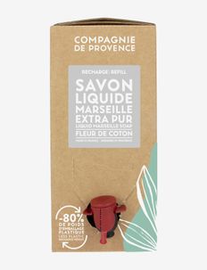 LIQUID MARSEILLE SOAP REFILL COTTON FLOWER 3 L, La Compagnie de Provence
