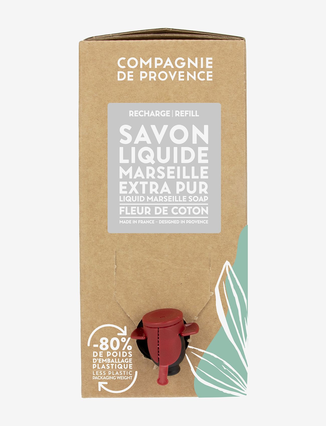 La Compagnie de Provence LIQUID MARSEILLE SOAP REFILL COTTON FLOWER 3 L - La Compagnie de Provence - CLEAR / undefined