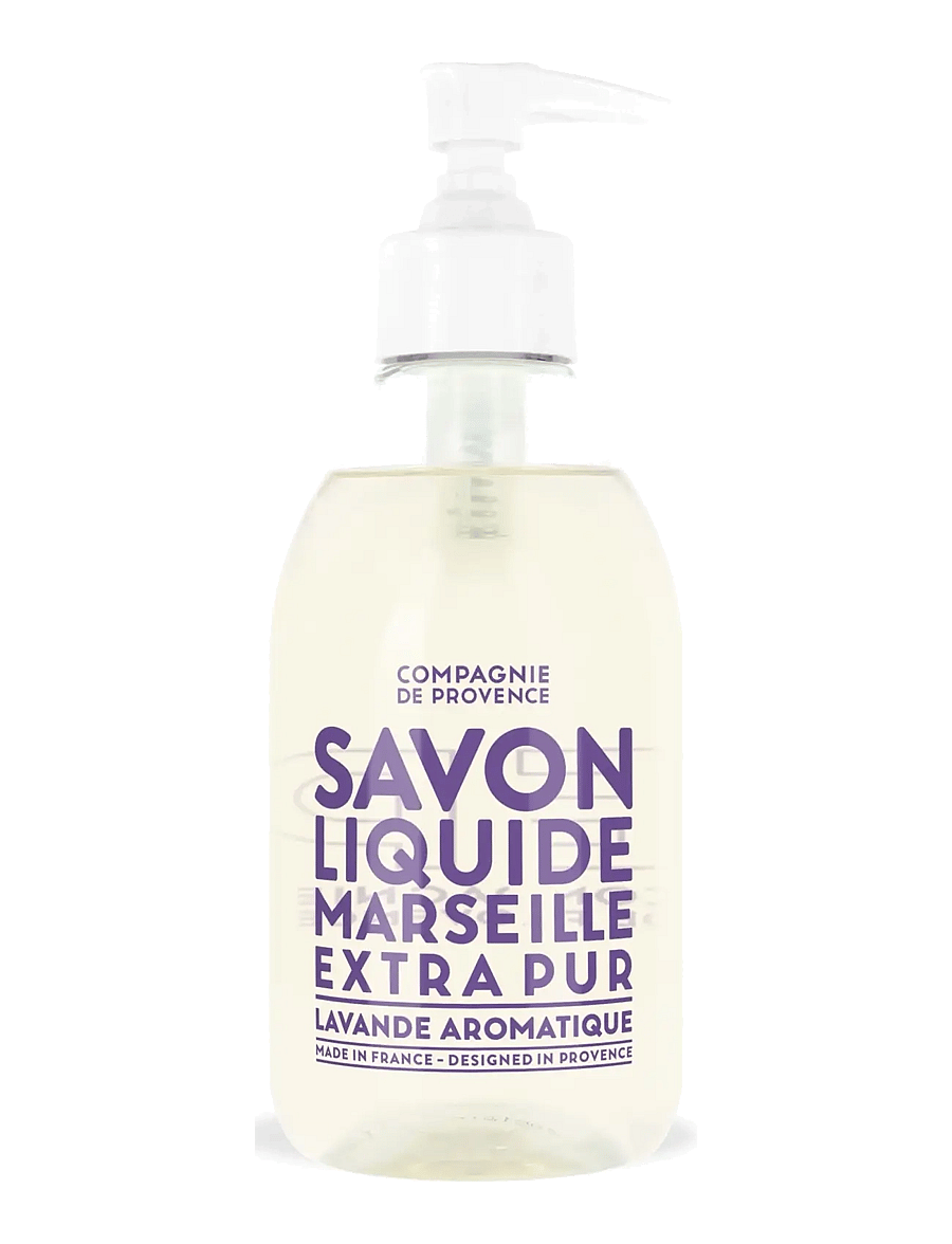 La Compagnie de Provence - LIQUID MARSEILLE SOAP AROMATIC LAVENDER 300 ML - vedelseebid - clear - 0
