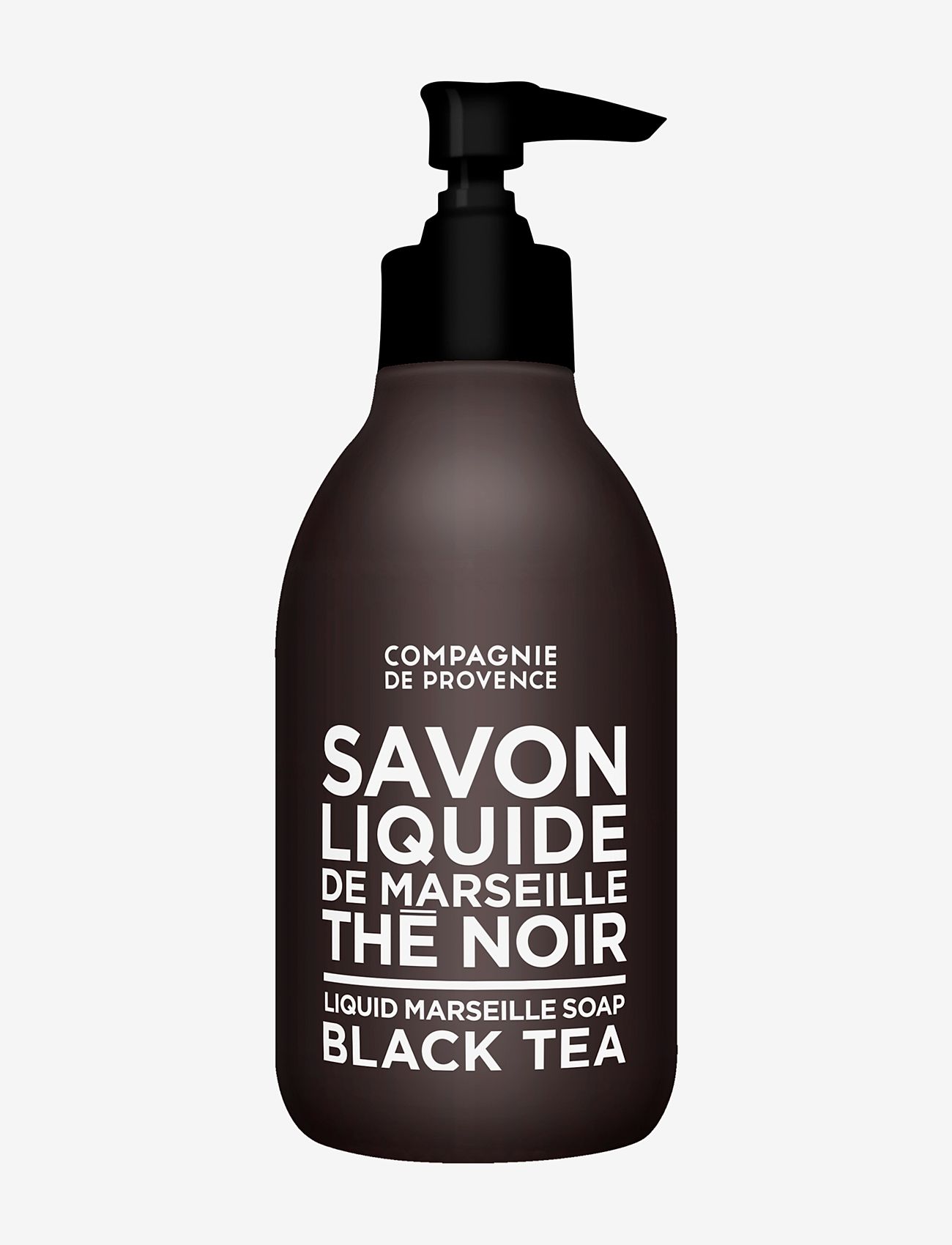 La Compagnie de Provence - LIQUID MARSEILLE SOAP BLACK TEA 300 ML - flydende sæber - clear - 0