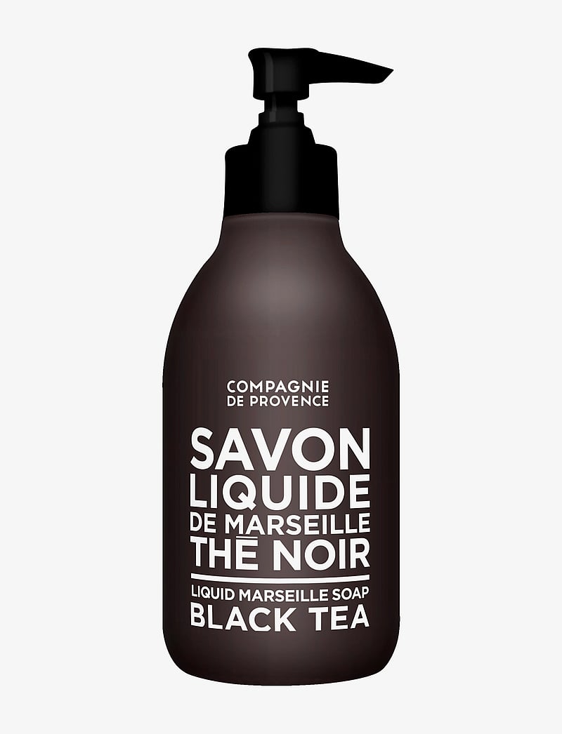 La Compagnie de Provence - LIQUID MARSEILLE SOAP BLACK TEA 300 ML - vedelseebid - clear - 0