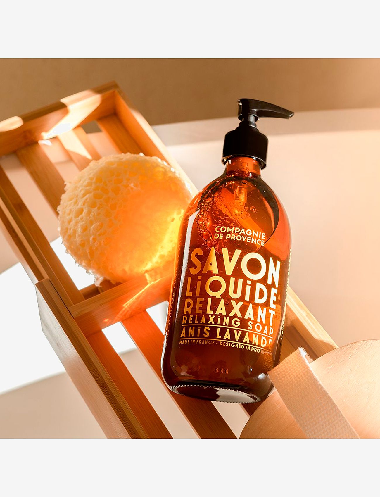 La Compagnie de Provence - LIQUID MARSEILLE SOAP ANISE LAVENDER 495 ML - flydende sæber - clear - 2
