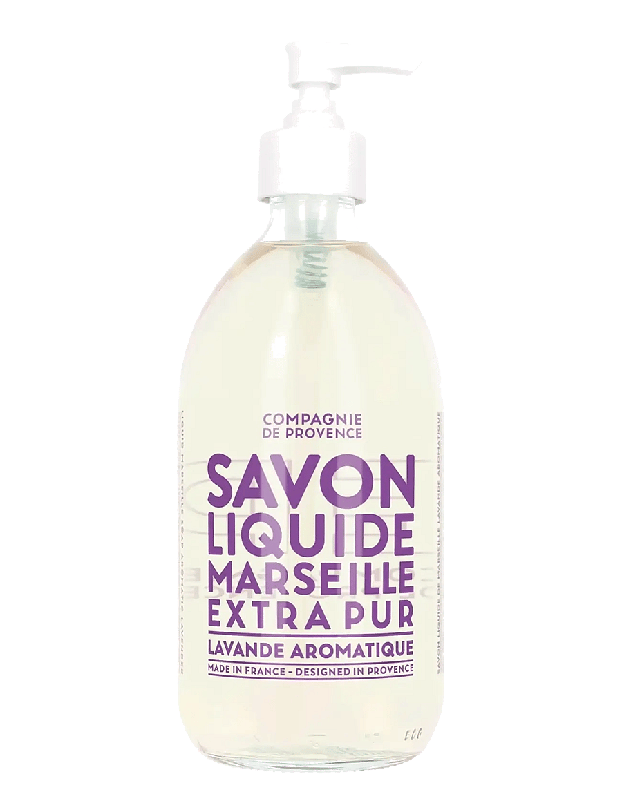La Compagnie de Provence - LIQUID MARSEILLE SOAP AROMATIC LAVENDER 495 ML - vedelseebid - clear - 0