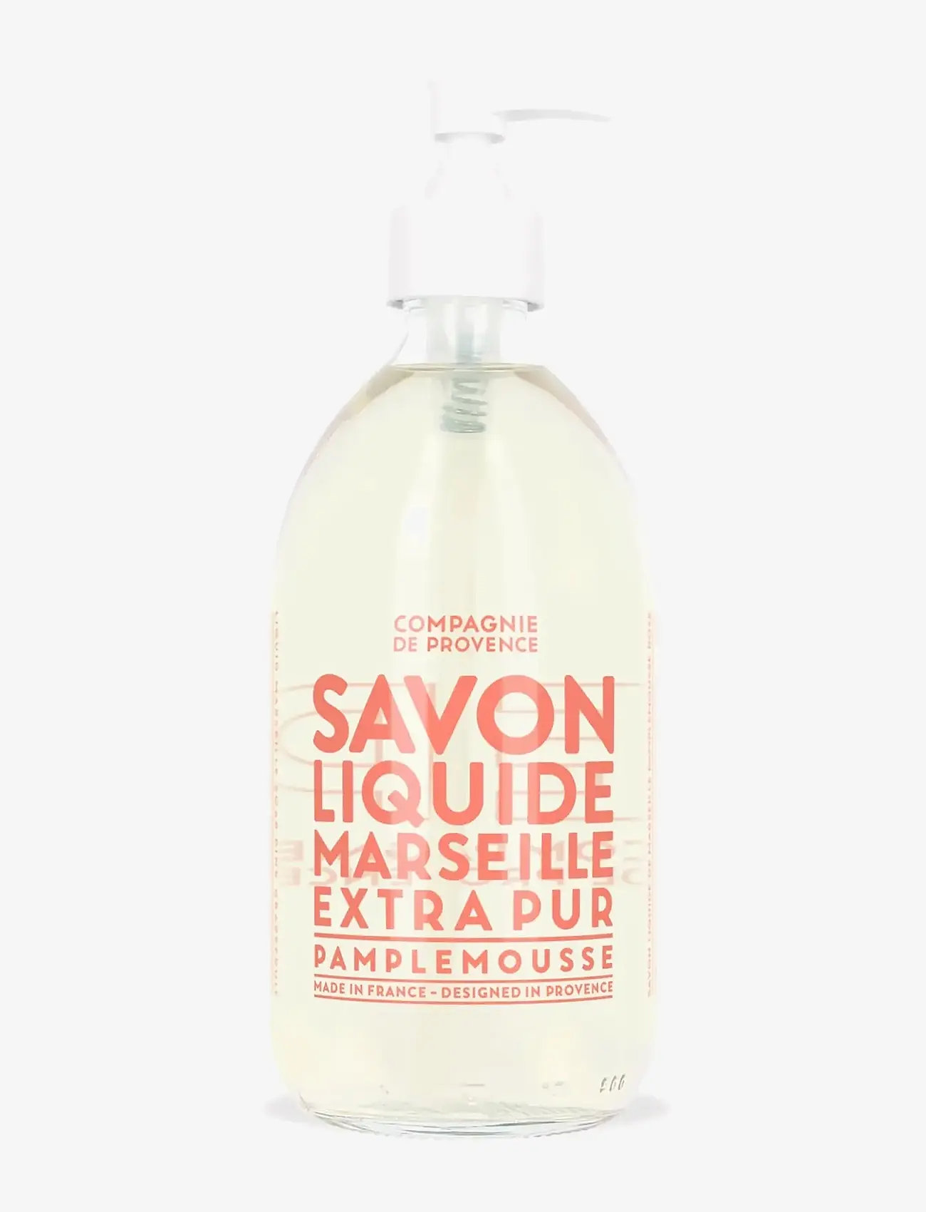 La Compagnie de Provence - LIQUID MARSEILLE SOAP PINK GRAPEFRUIT 495 ML - flydende sæber - clear - 0
