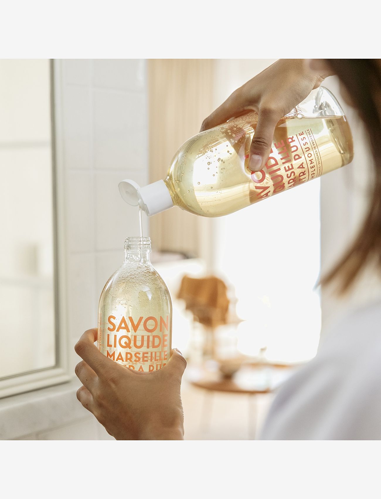 La Compagnie de Provence - LIQUID MARSEILLE SOAP PINK GRAPEFRUIT 495 ML - flydende sæber - clear - 1