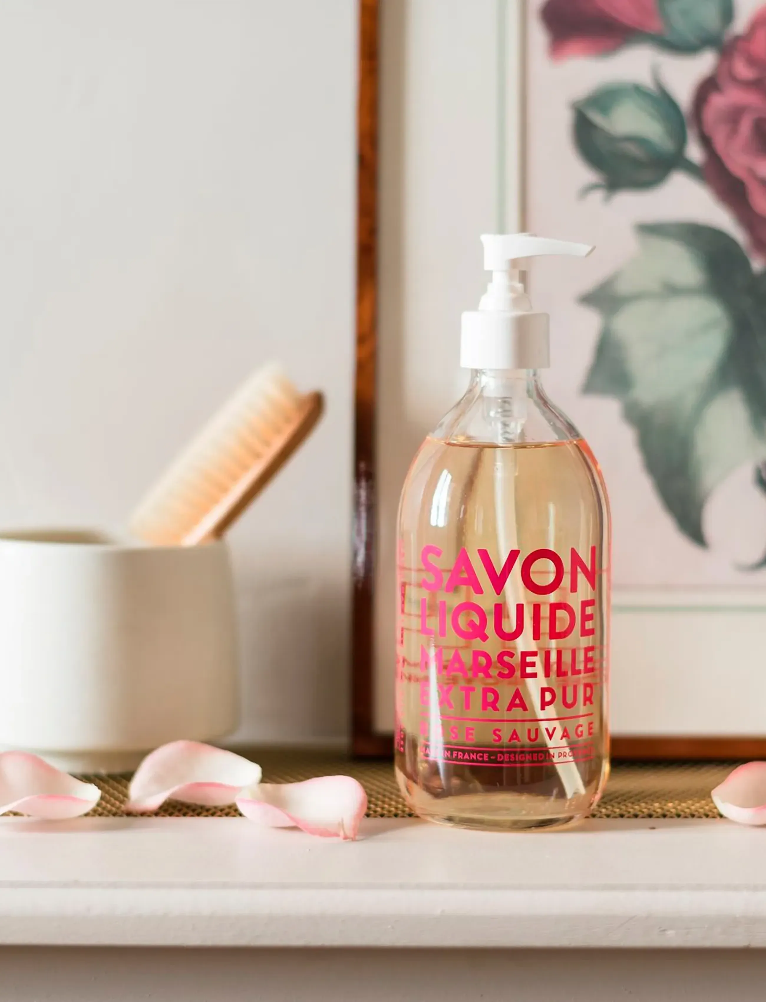 La Compagnie de Provence - LIQUID MARSEILLE SOAP WILD ROSE 495 ML - flydende sæber - clear - 0