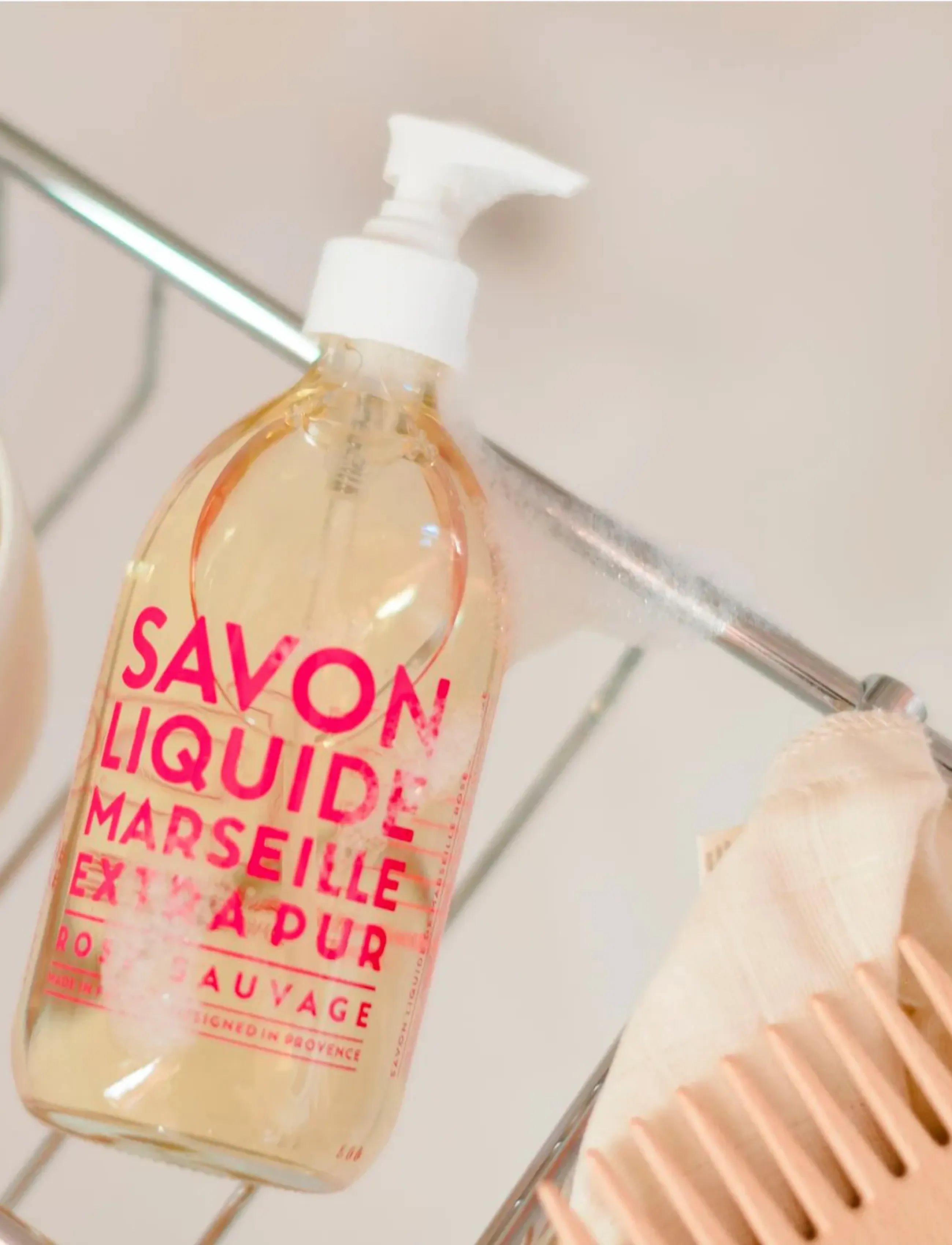La Compagnie de Provence - LIQUID MARSEILLE SOAP WILD ROSE 495 ML - flydende sæber - clear - 2