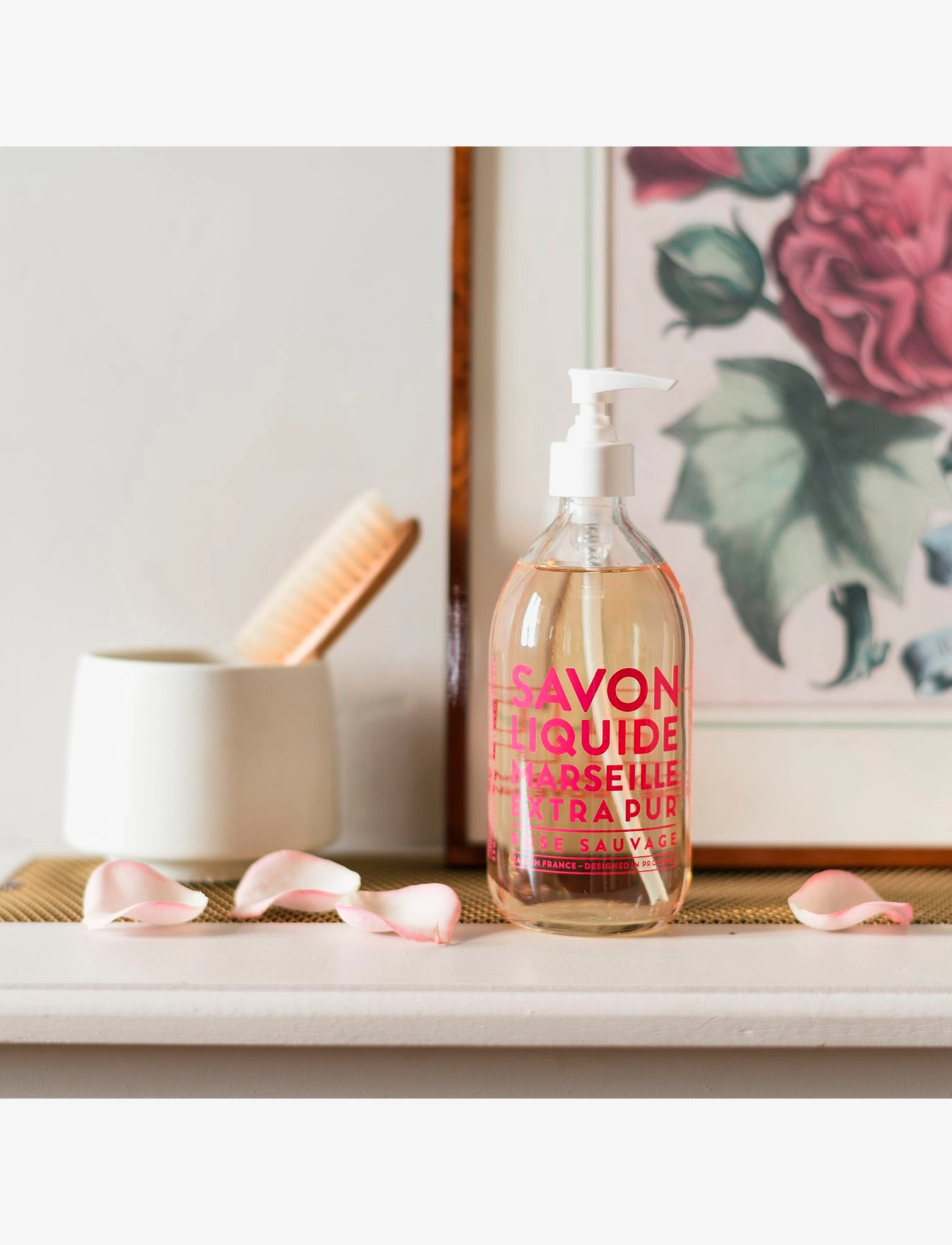 La Compagnie de Provence - LIQUID MARSEILLE SOAP WILD ROSE 495 ML - skysti rankų muilai - clear - 2