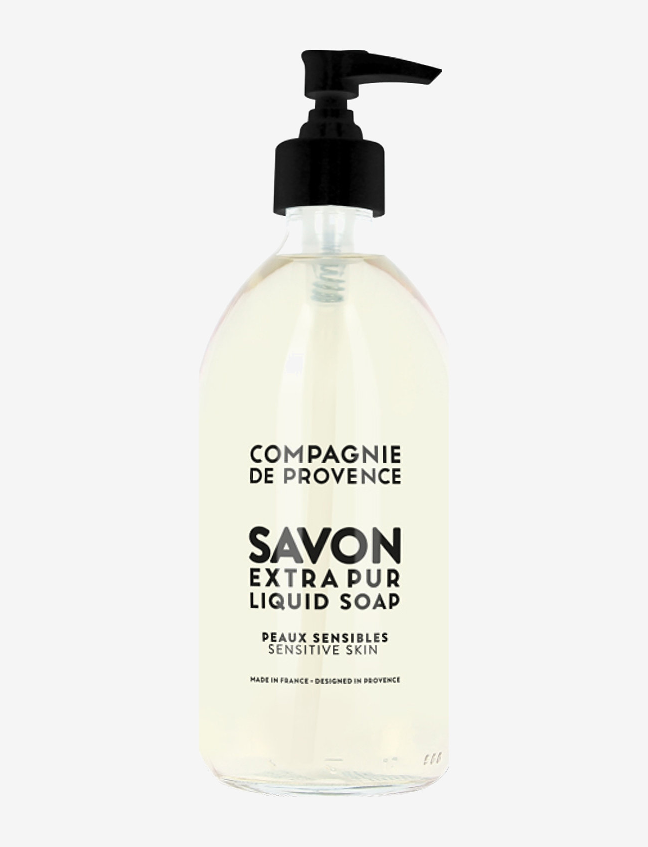 La Compagnie de Provence - LIQUID MARSEILLE SOAP SENSITIVE SKIN 495 ML - flytande tvål - clear - 0