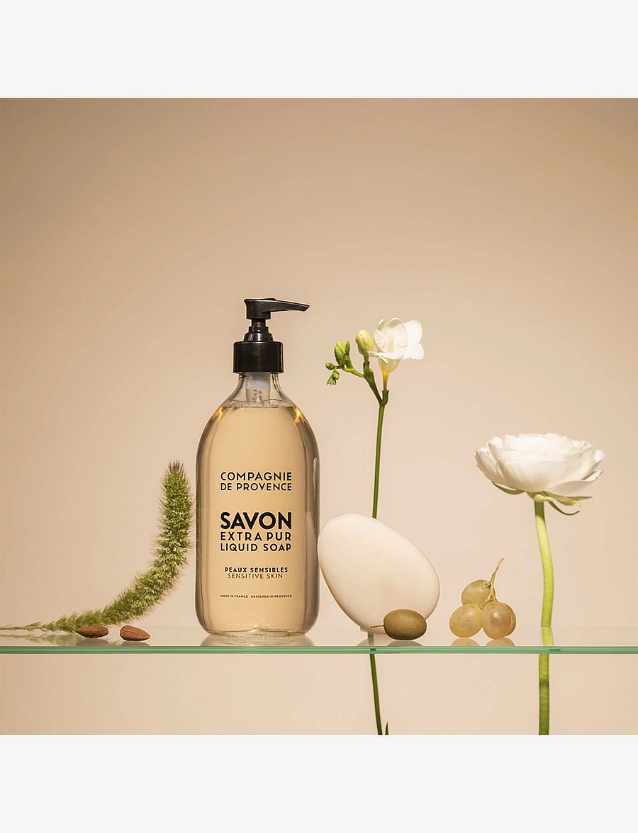 La Compagnie de Provence - LIQUID MARSEILLE SOAP SENSITIVE SKIN 495 ML - vedelseebid - clear - 3