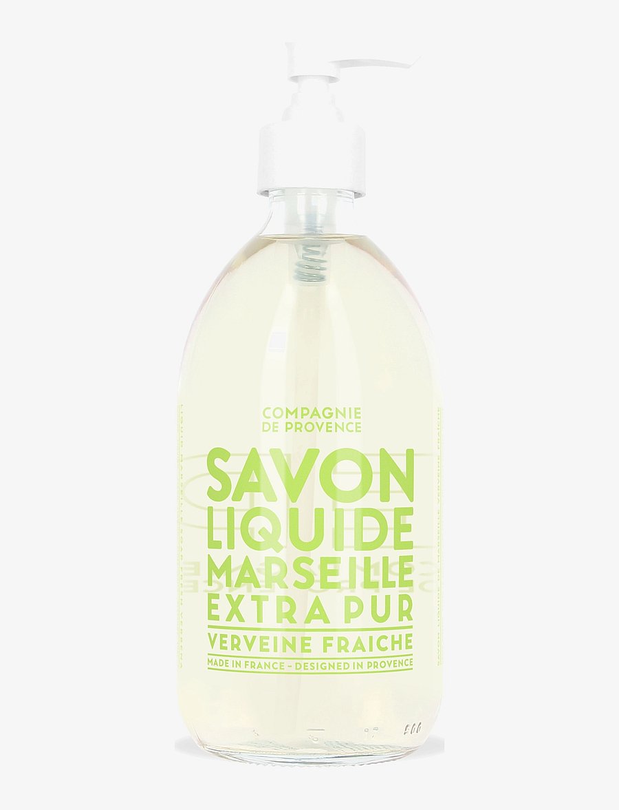 La Compagnie de Provence - LIQUID MARSEILLE SOAP FRESH VERBENA 495 ML - flüssige handseifen - clear - 0