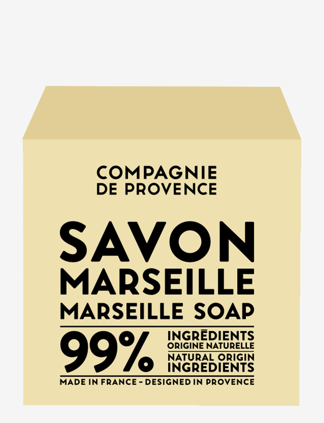 La Compagnie de Provence - CUBE OF MARSEILLE SOAP 400 G - gabaliniai muilai - clear - 0