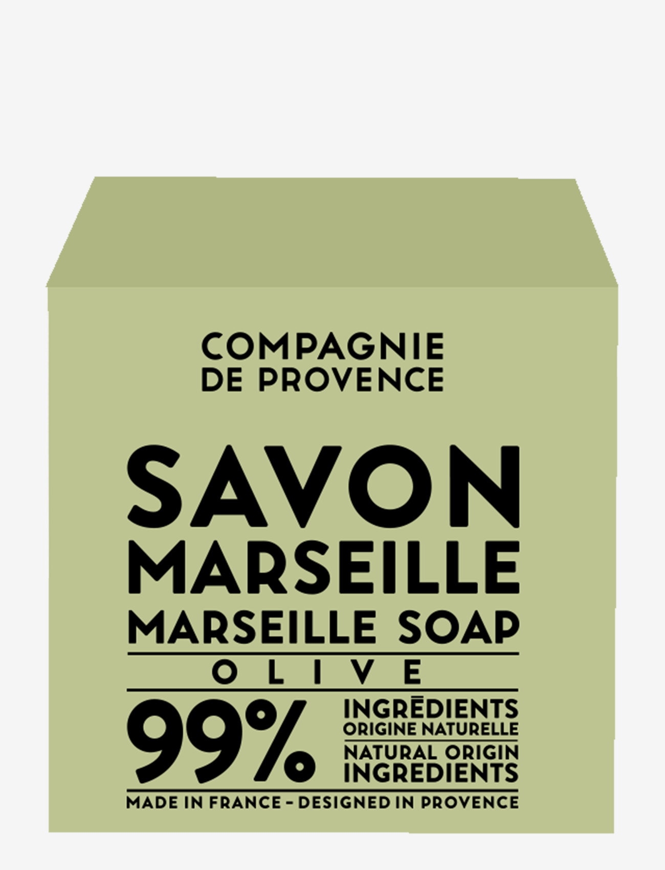 La Compagnie de Provence - CUBE OF MARSEILLE SOAP OLIVE 400 G - seebid - clear - 0