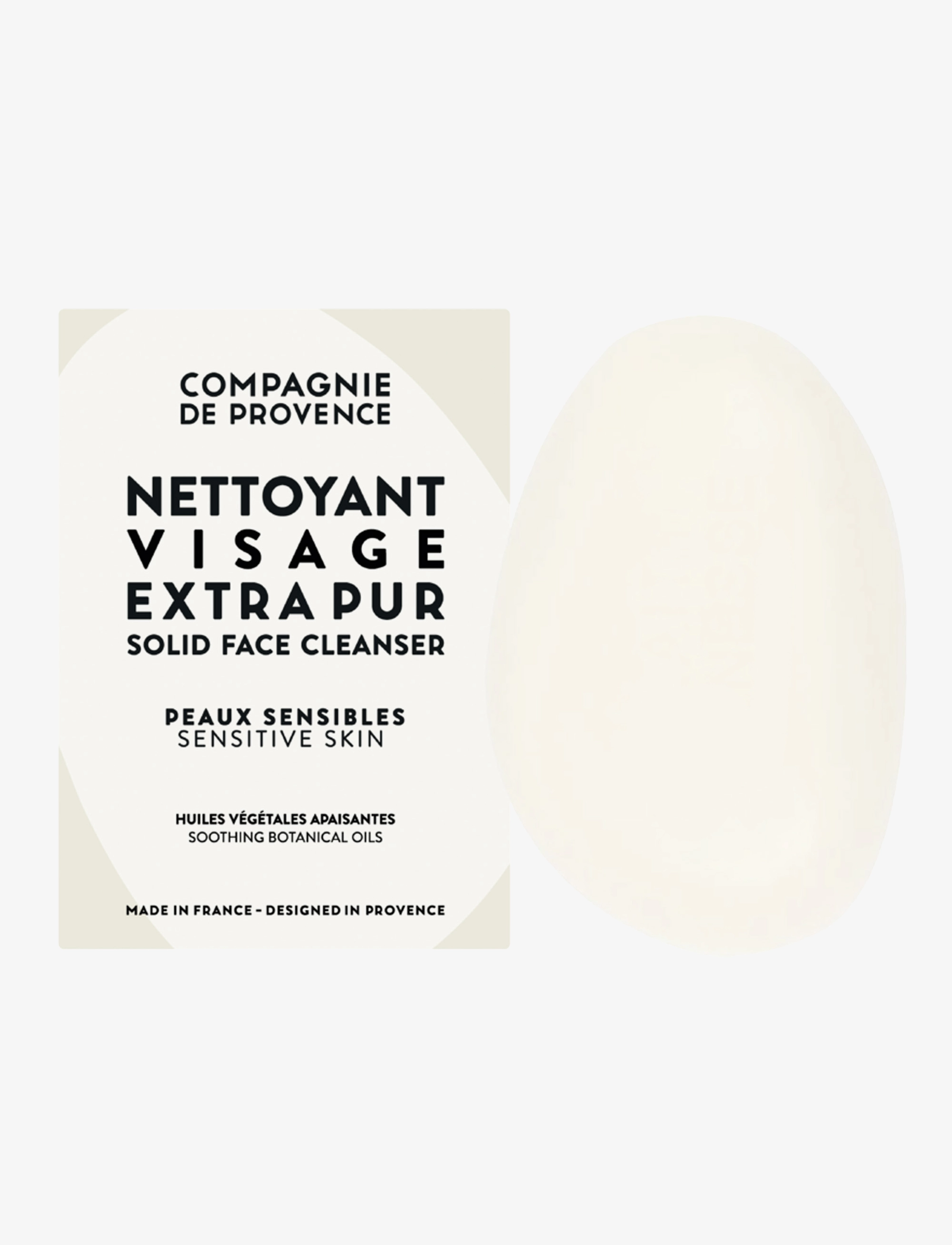 La Compagnie de Provence - SOLID FACE CLEANSER SENSITIVE SKIN 85 G - seifenstücke - clear - 1