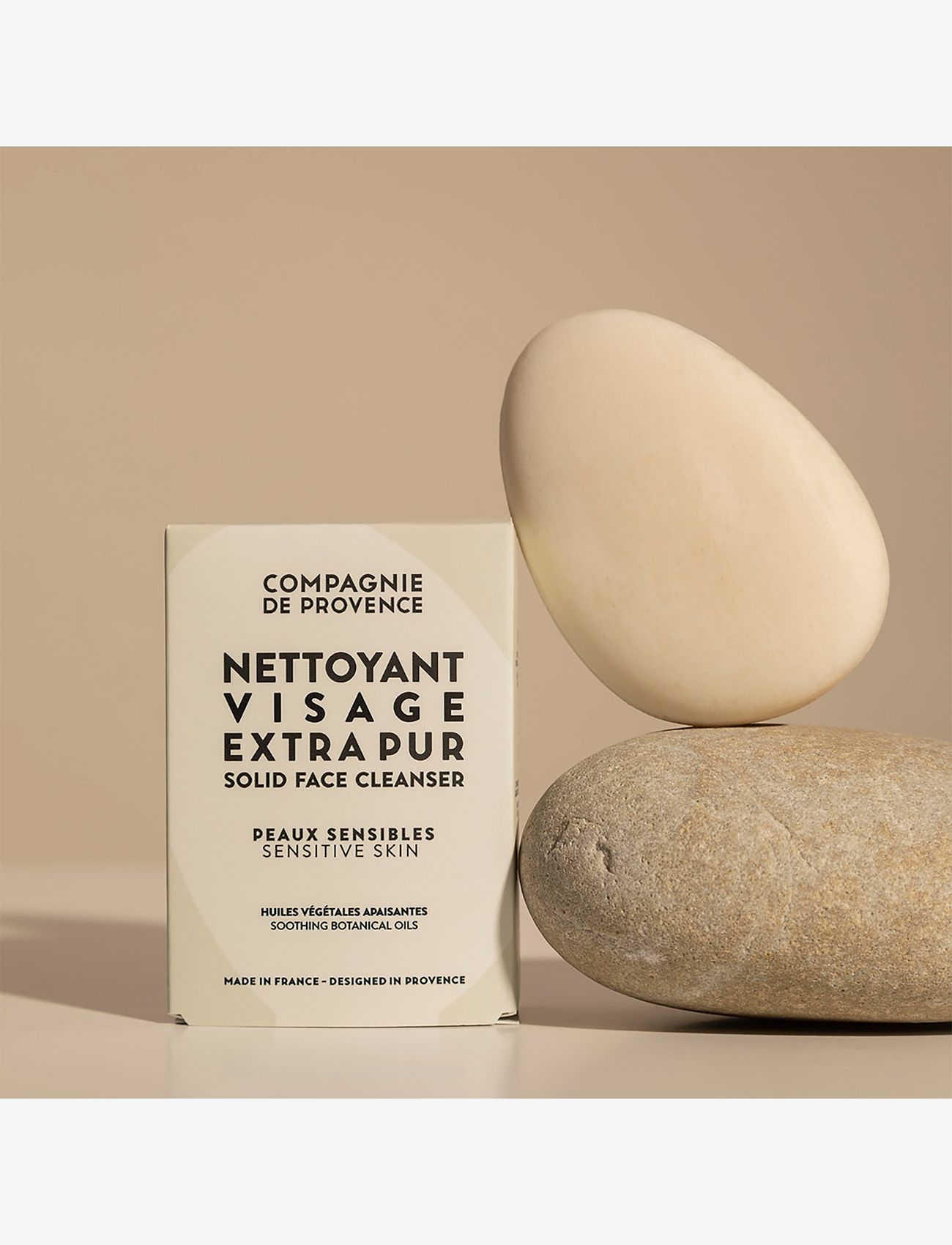 La Compagnie de Provence - SOLID FACE CLEANSER SENSITIVE SKIN 85 G - sæbebarer - clear - 3