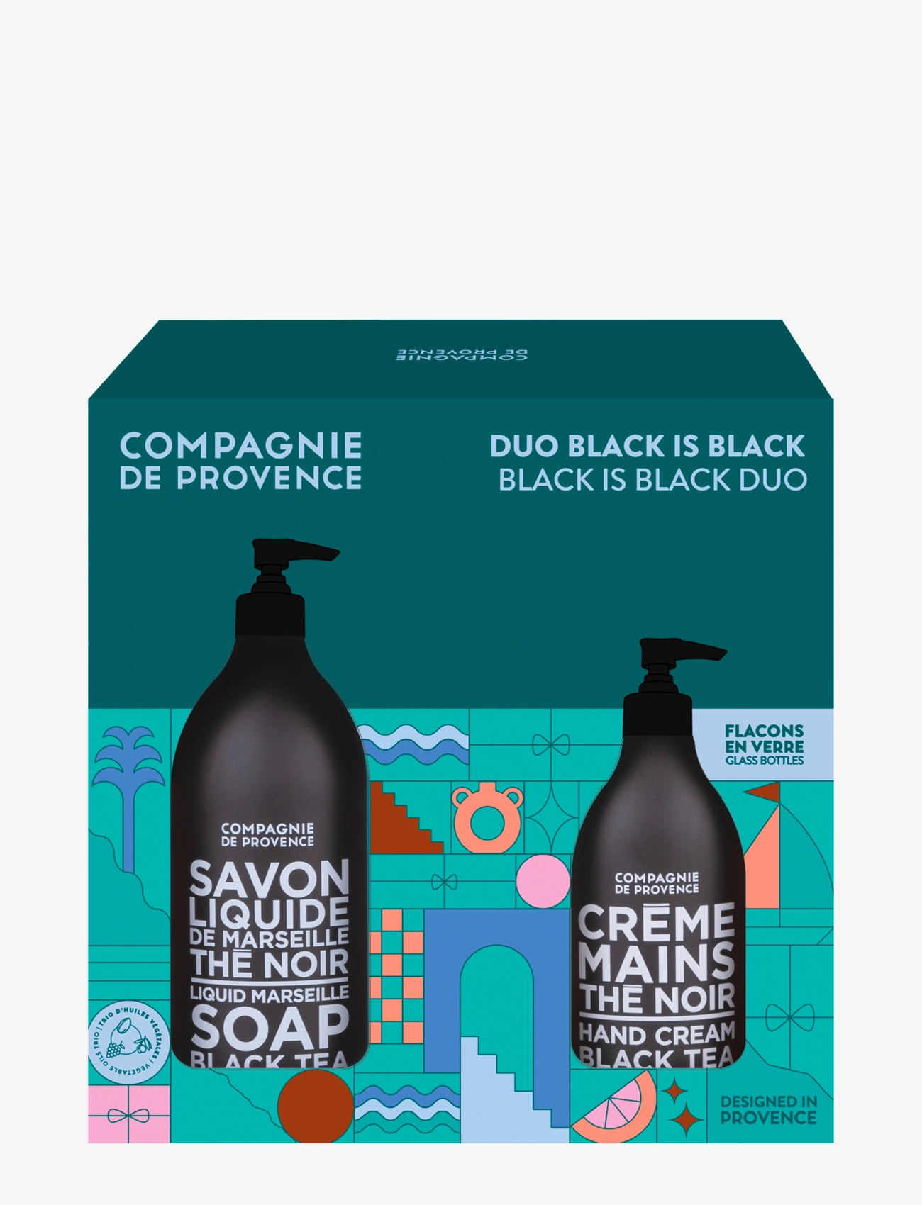 La Compagnie de Provence BLACK IS BLACK  BLACK TEA DUO - Hudpleje - CLEAR / undefined