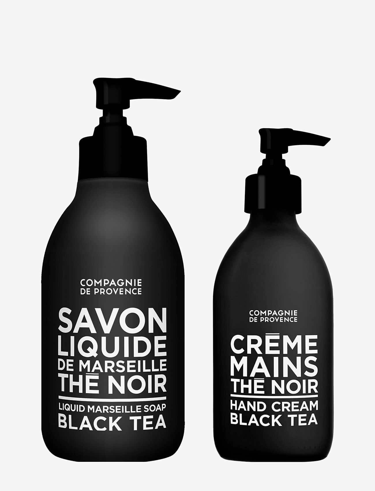 La Compagnie de Provence - BLACK IS BLACK  BLACK TEA DUO - Šķidrās roku ziepes - clear - 1